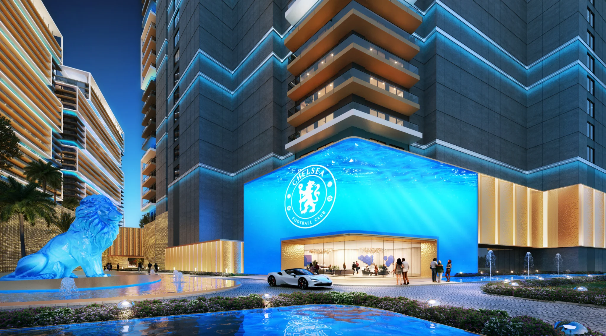 Foto del edificio Chelsea Residences en Dubai.
