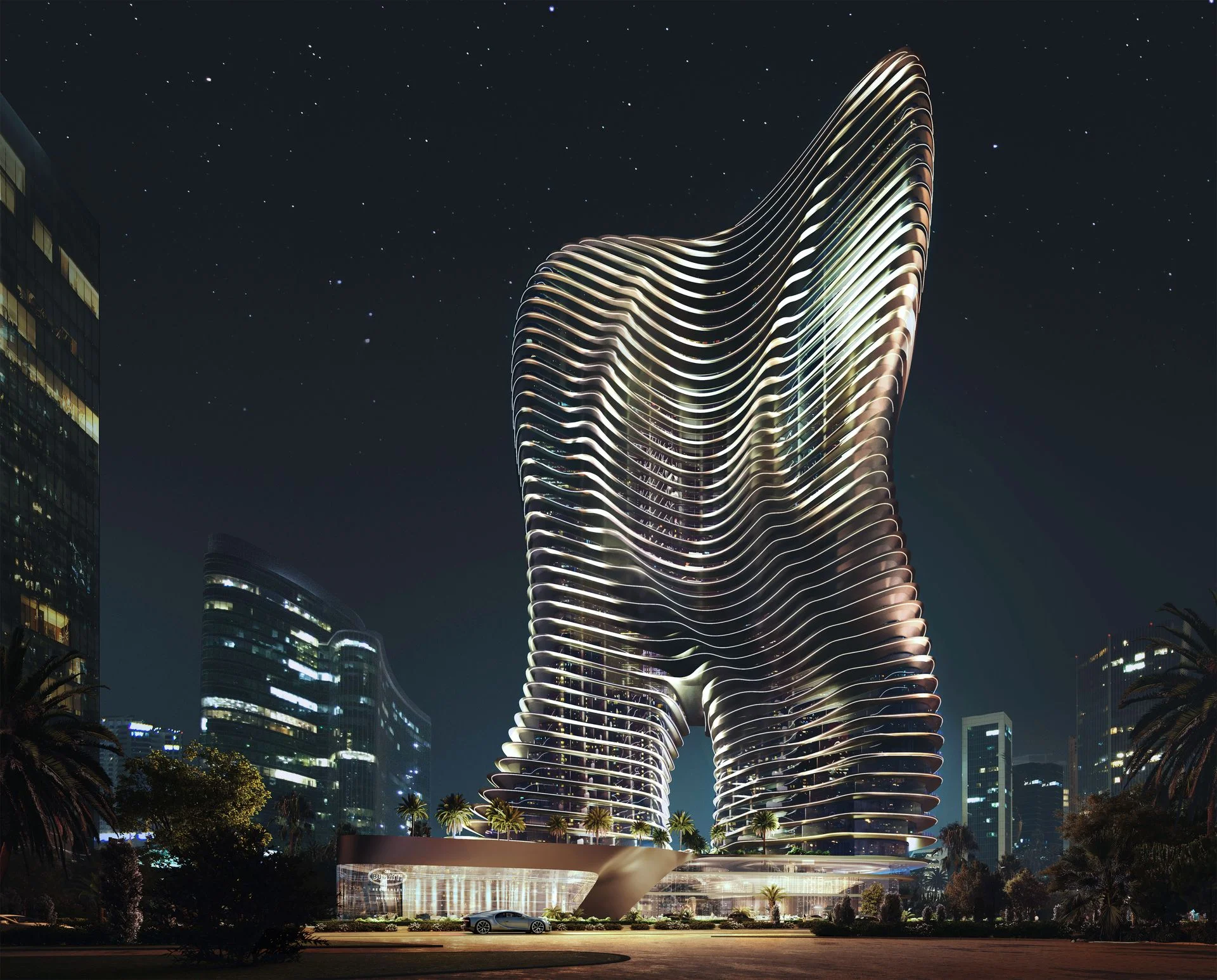 Bugatti Residences by Binghatti, torre de residencias de marca en Business Bay, Dubái