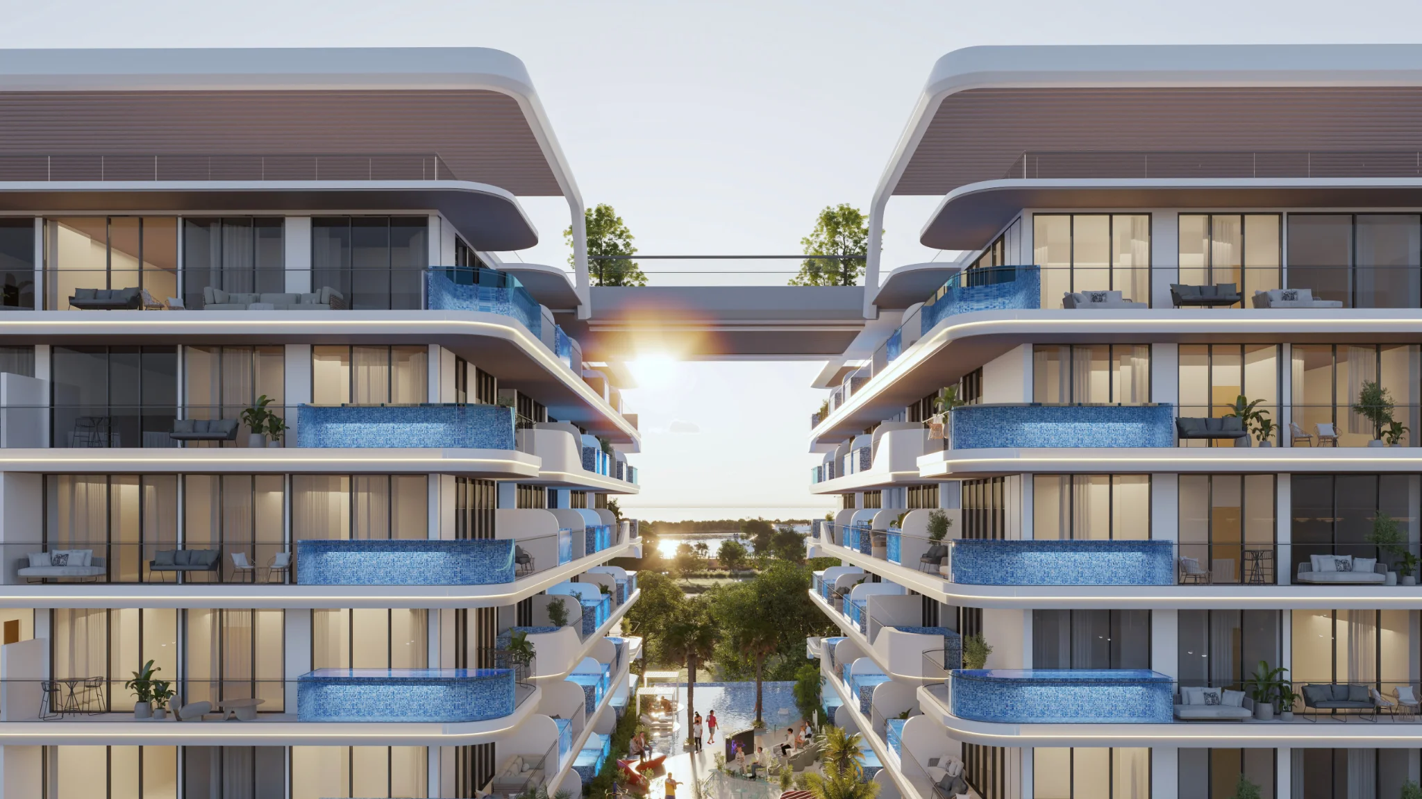Exterior de Ocean Pearl by SD, proyecto de Samana en Dubai Islands: imagen 2 de 25