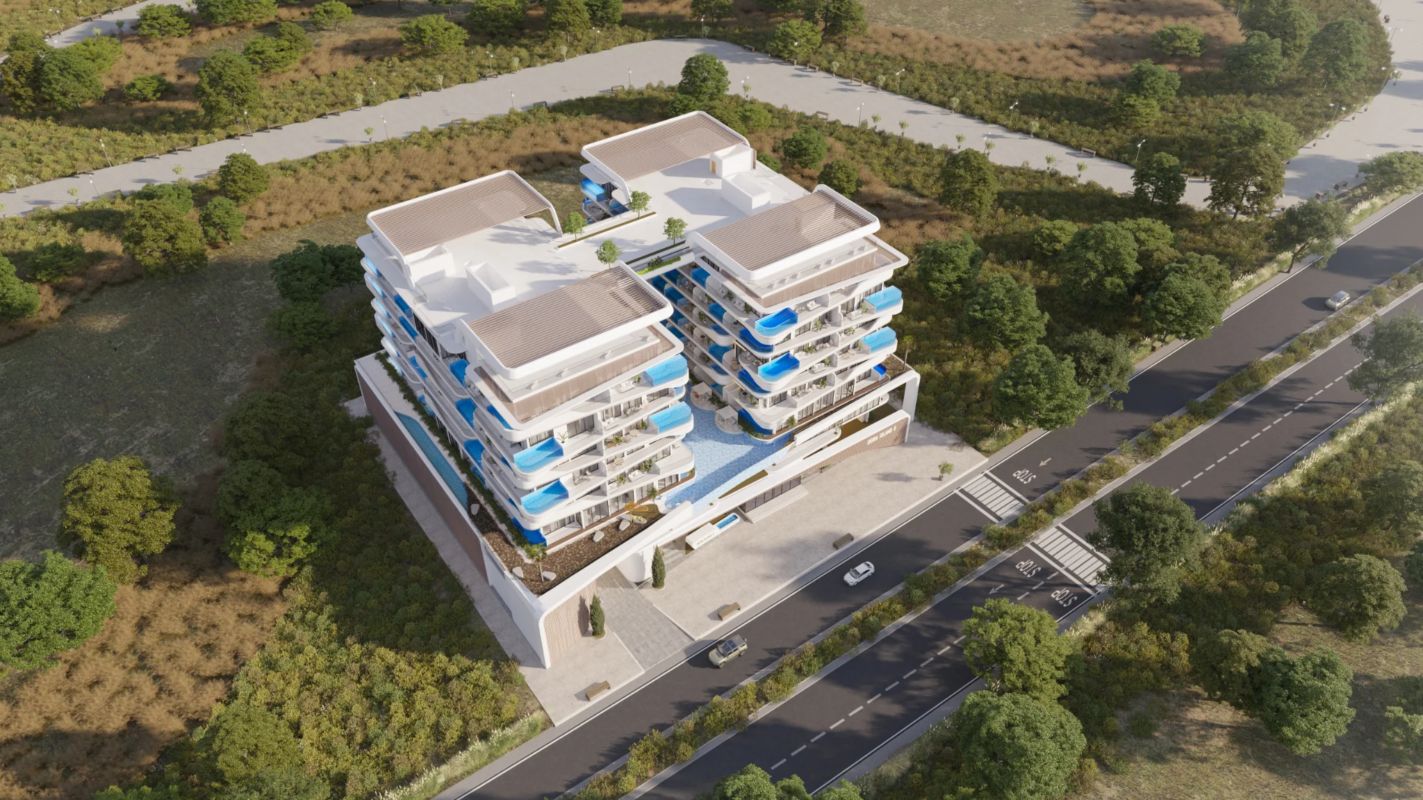 Exterior de Ocean Pearl by SD, proyecto de Samana en Dubai Islands: imagen 6 de 25