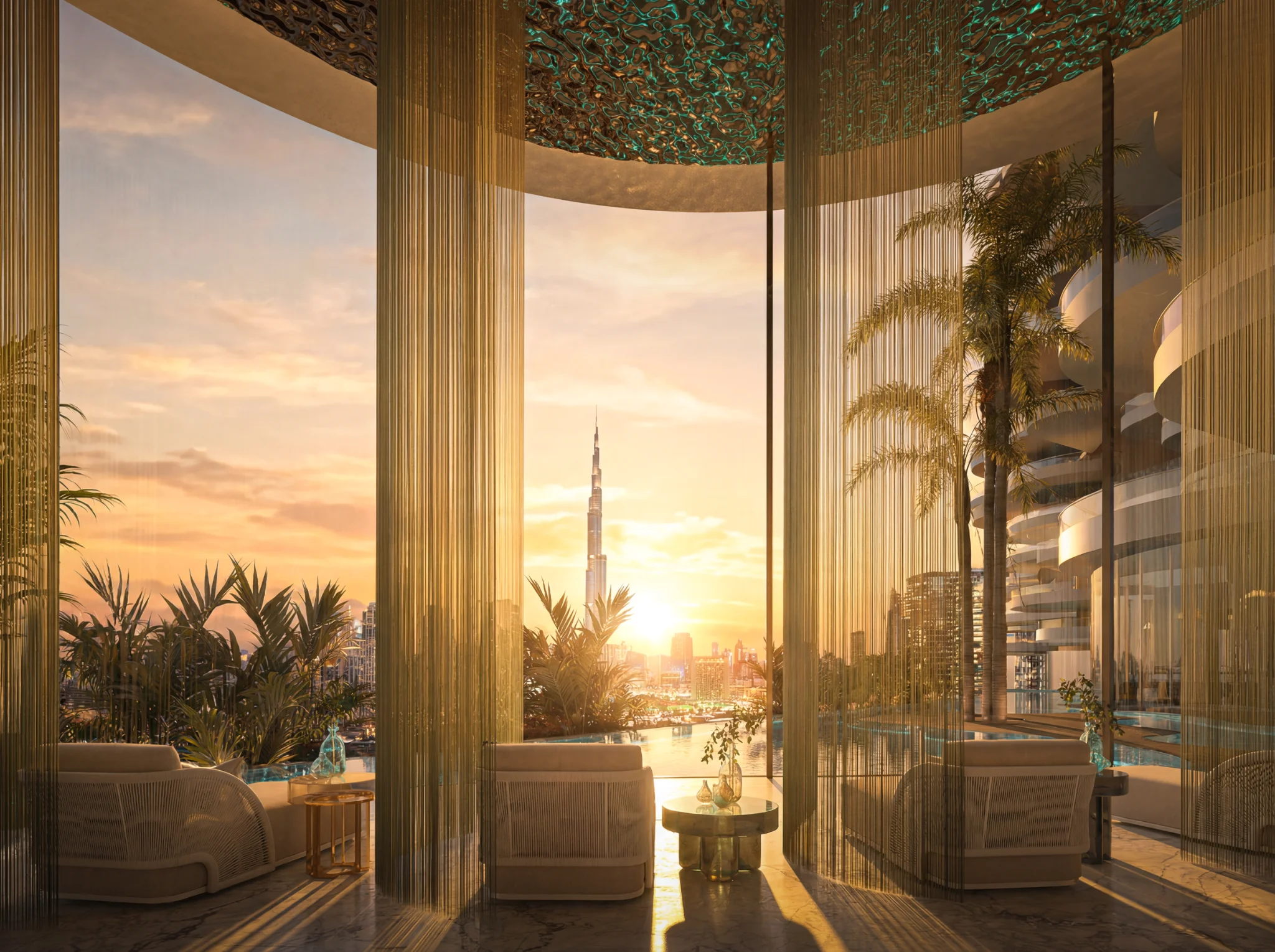 Exterior de Couture by Cavalli, proyecto de DAMAC en Al Safa: imagen 2 de 9