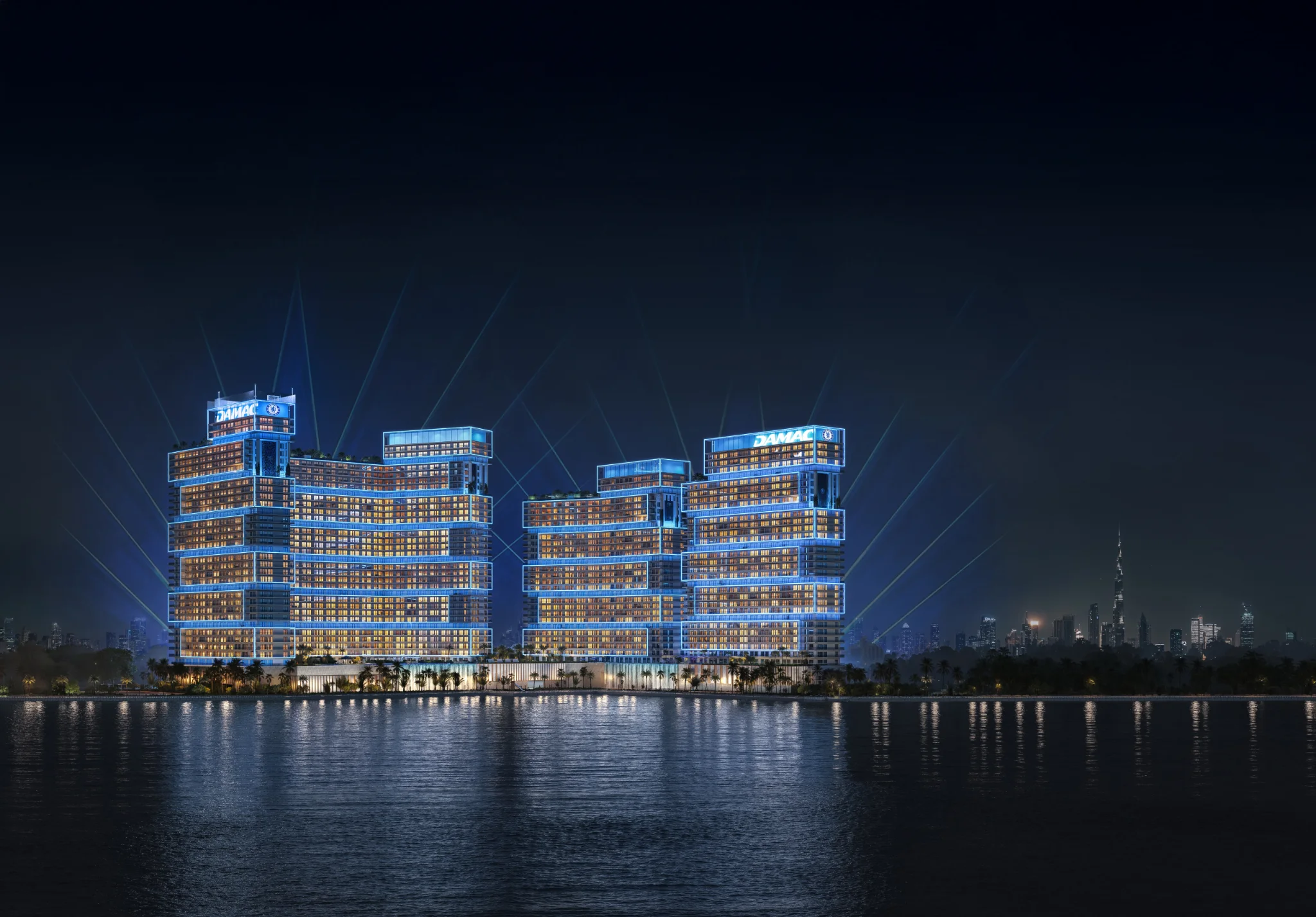 Exterior de CHELSEA RESIDENCES, proyecto de DAMAC en Dubai Maritime City: imagen 6 de 14