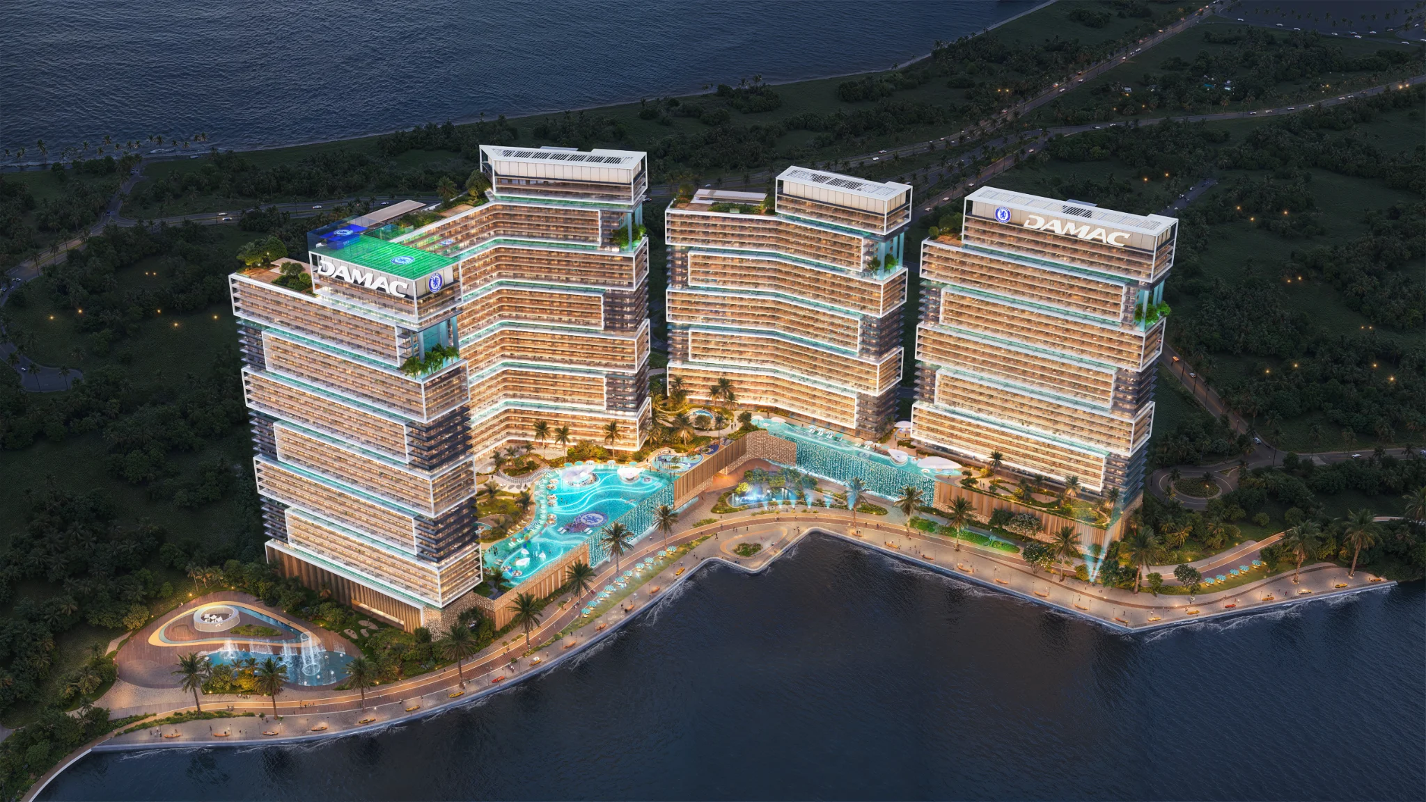 Exterior de CHELSEA RESIDENCES, proyecto de DAMAC en Dubai Maritime City: imagen 14 de 14