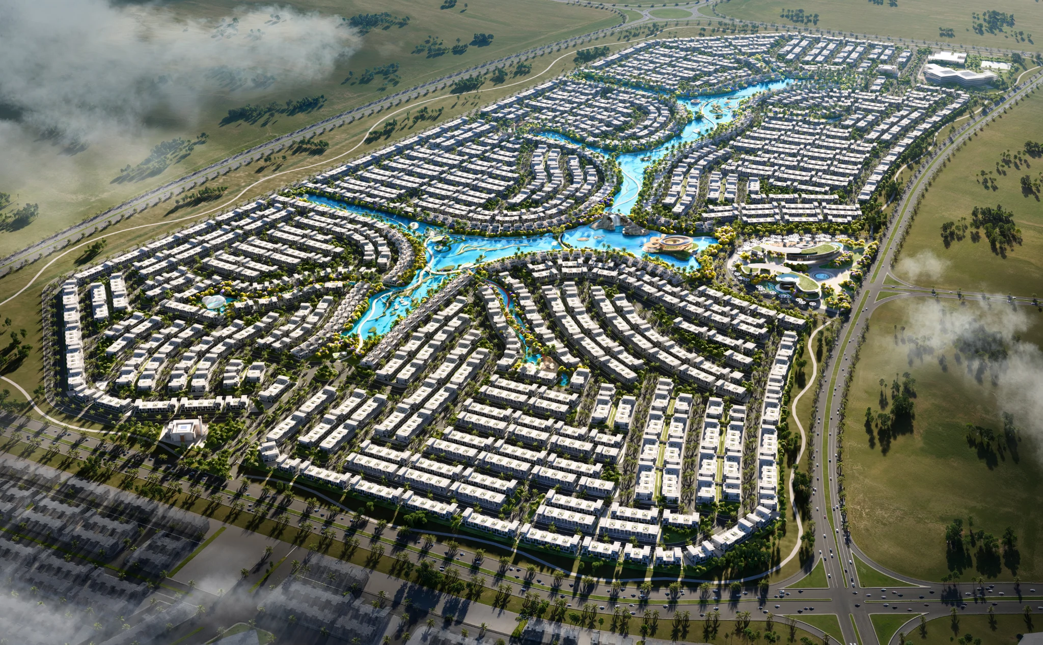 Exterior de DAMAC Islands 2, proyecto de DAMAC en Dubailand: imagen 3 de 20