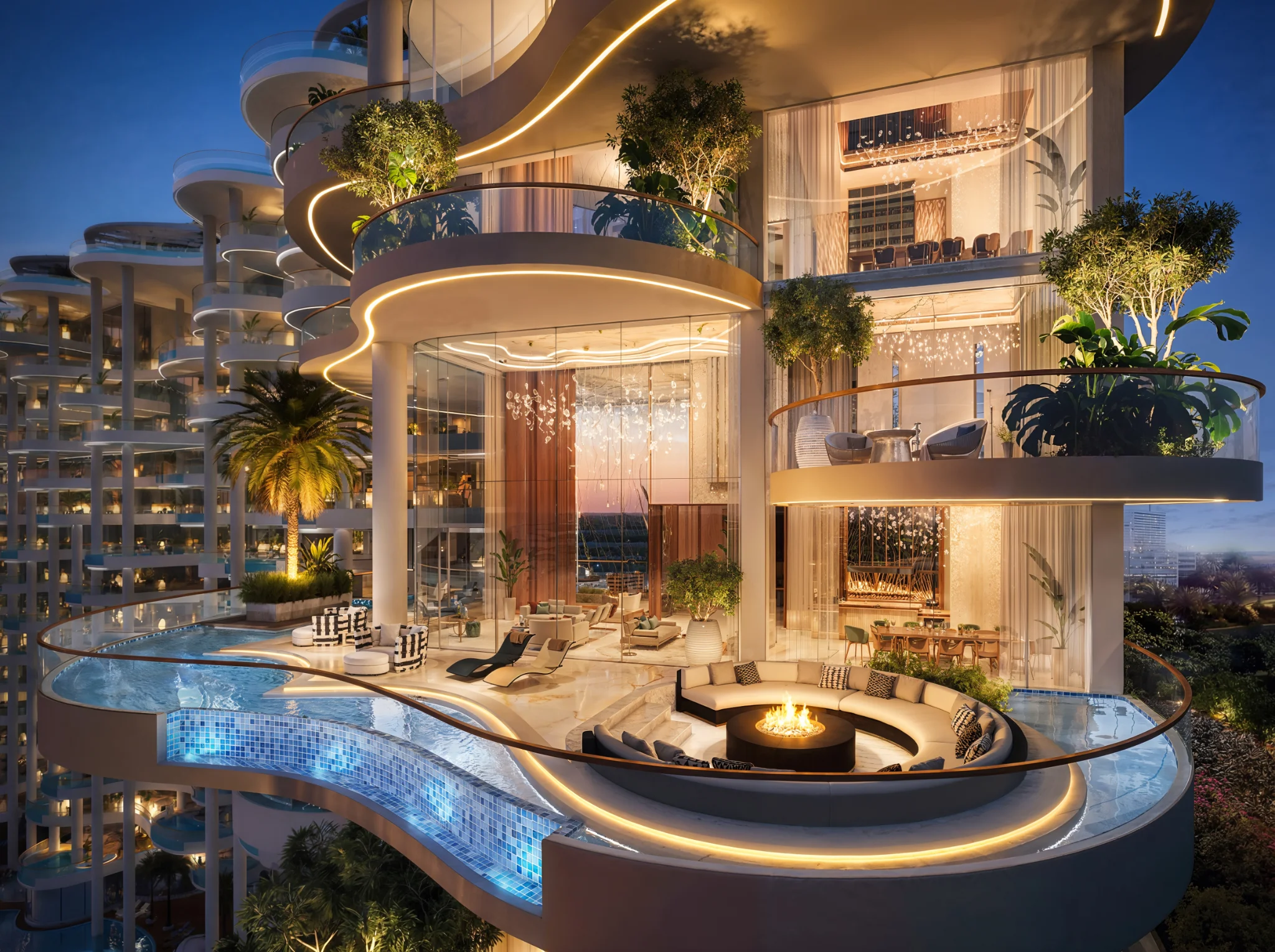 Exterior de Couture by Cavalli, proyecto de DAMAC en Al Safa: imagen 9 de 9