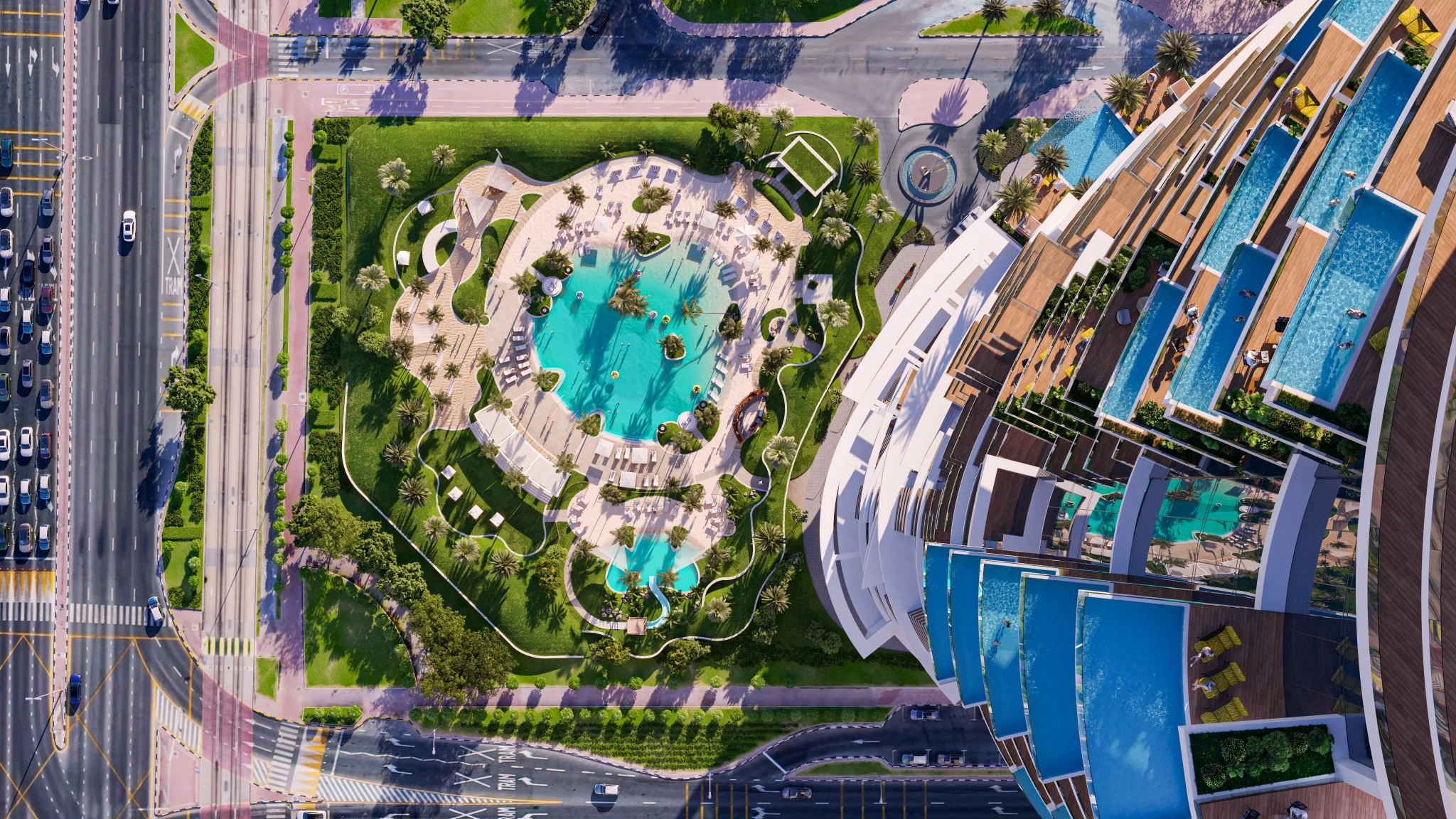 Exterior de Cavalli Tower, proyecto de DAMAC en Dubai Marina: imagen 10 de 12