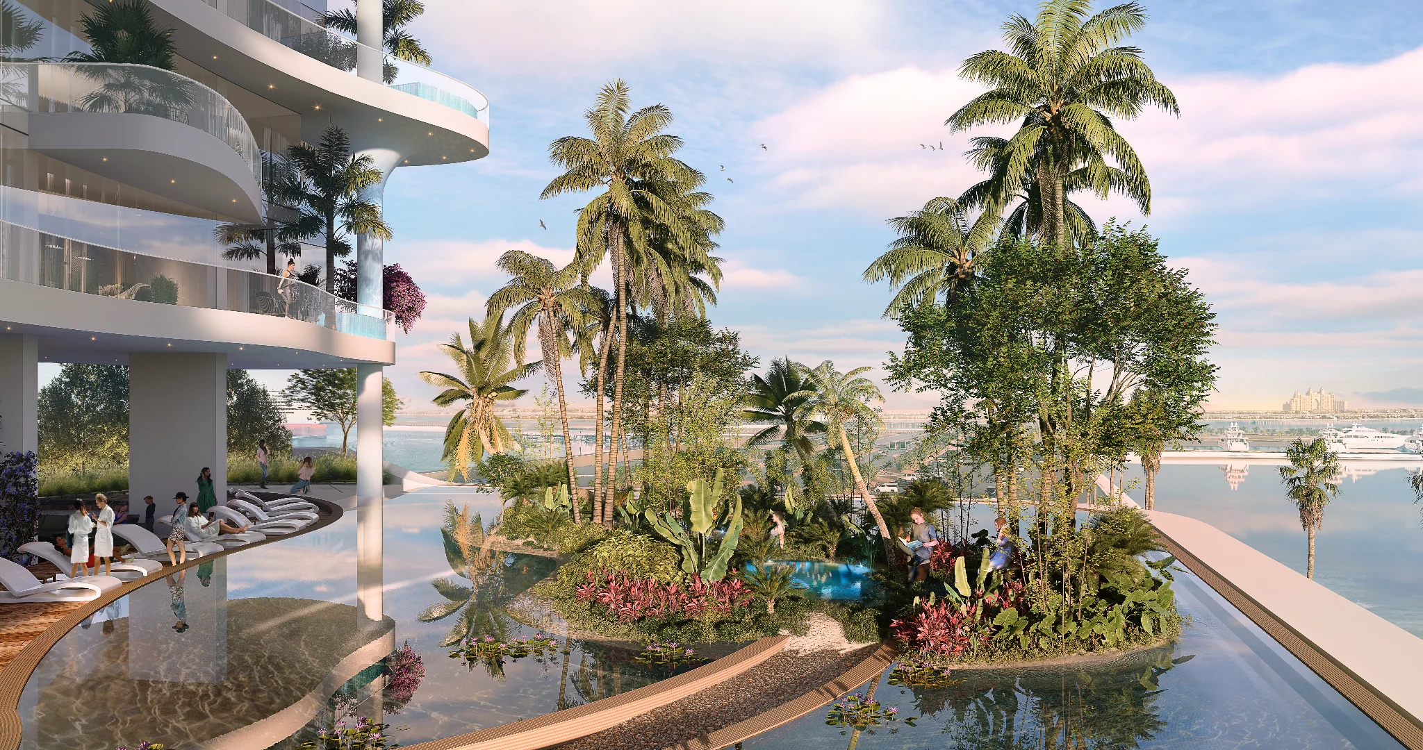 Exterior de DAMAC BAY BY CAVALLI, proyecto de DAMAC en Dubai Harbour: imagen 10 de 14