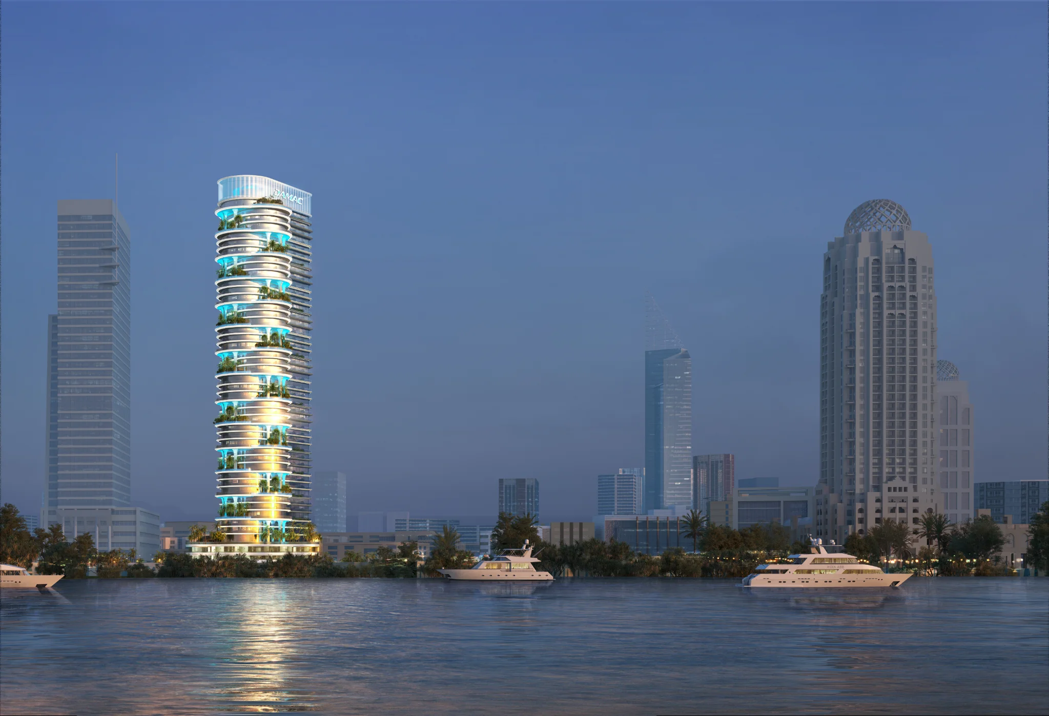 Exterior de DAMAC Casa, proyecto de DAMAC en Al Sufouh: imagen 4 de 19