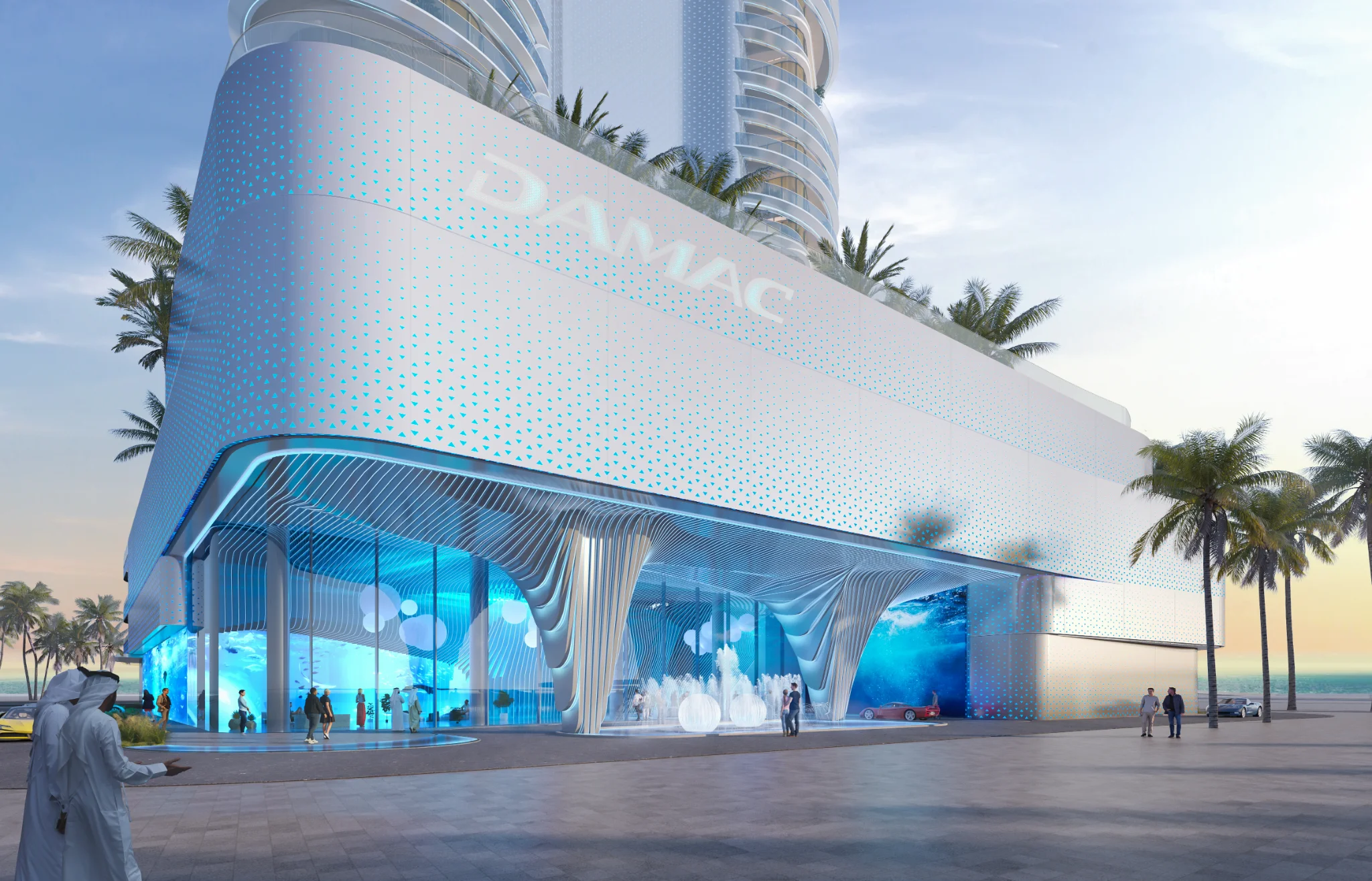 Exterior de DAMAC Casa, proyecto de DAMAC en Al Sufouh: imagen 5 de 19