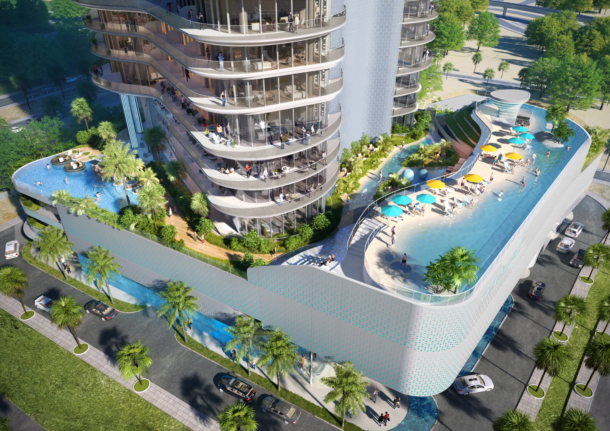 Exterior de DAMAC Casa, proyecto de DAMAC en Al Sufouh: imagen 6 de 19