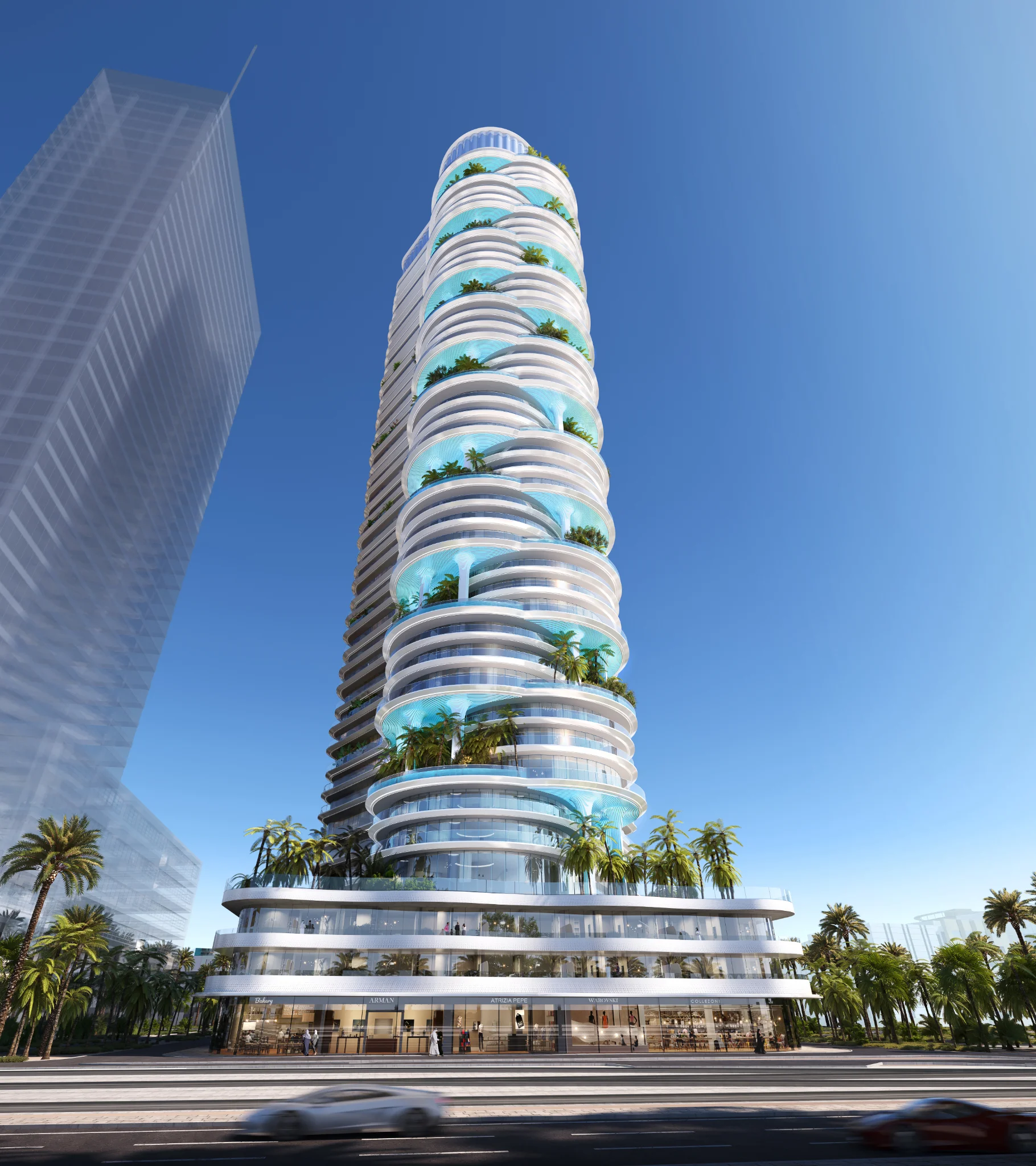 Exterior de DAMAC Casa, proyecto de DAMAC en Al Sufouh: imagen 7 de 19