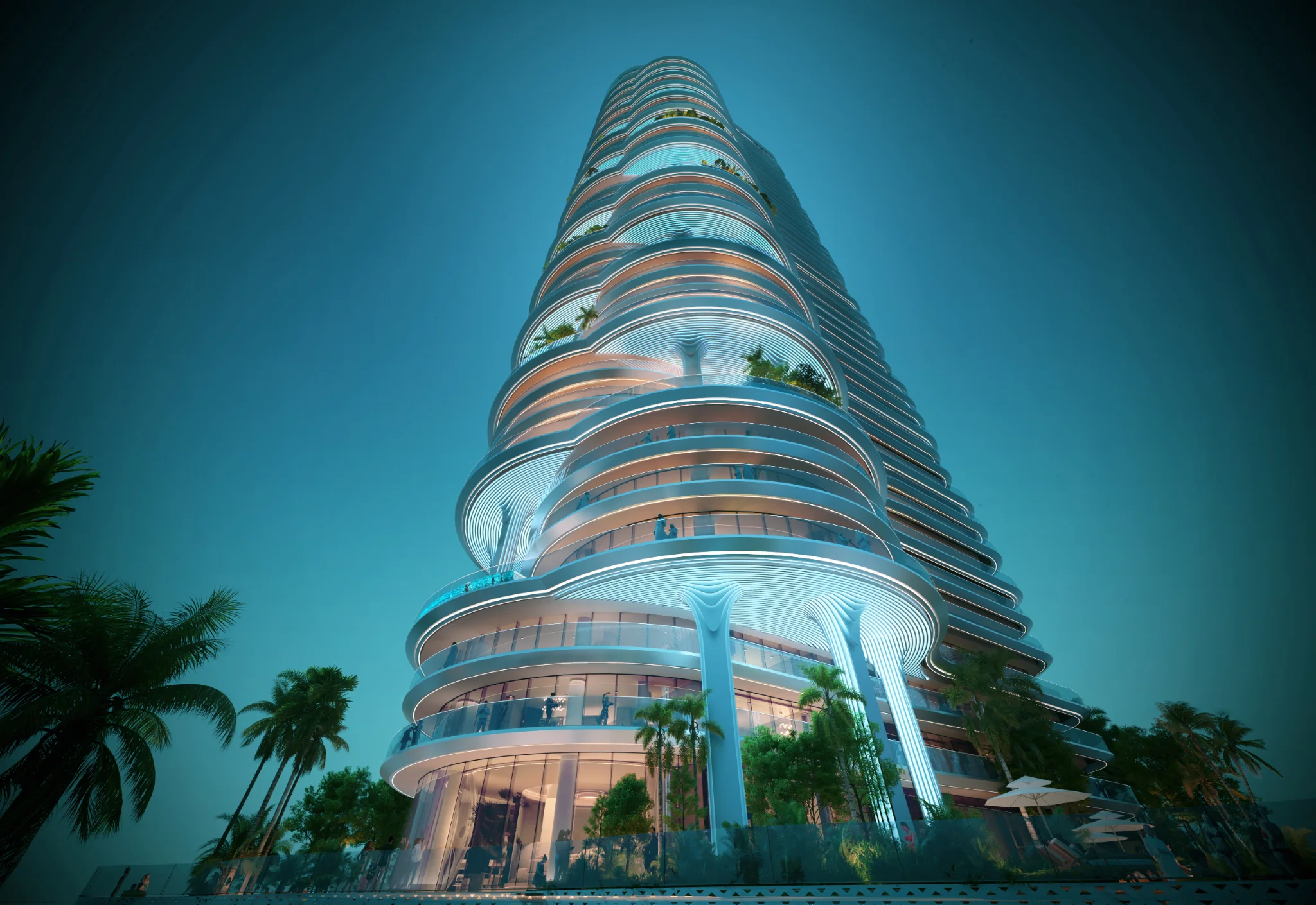 Exterior de DAMAC Casa, proyecto de DAMAC en Al Sufouh: imagen 8 de 19