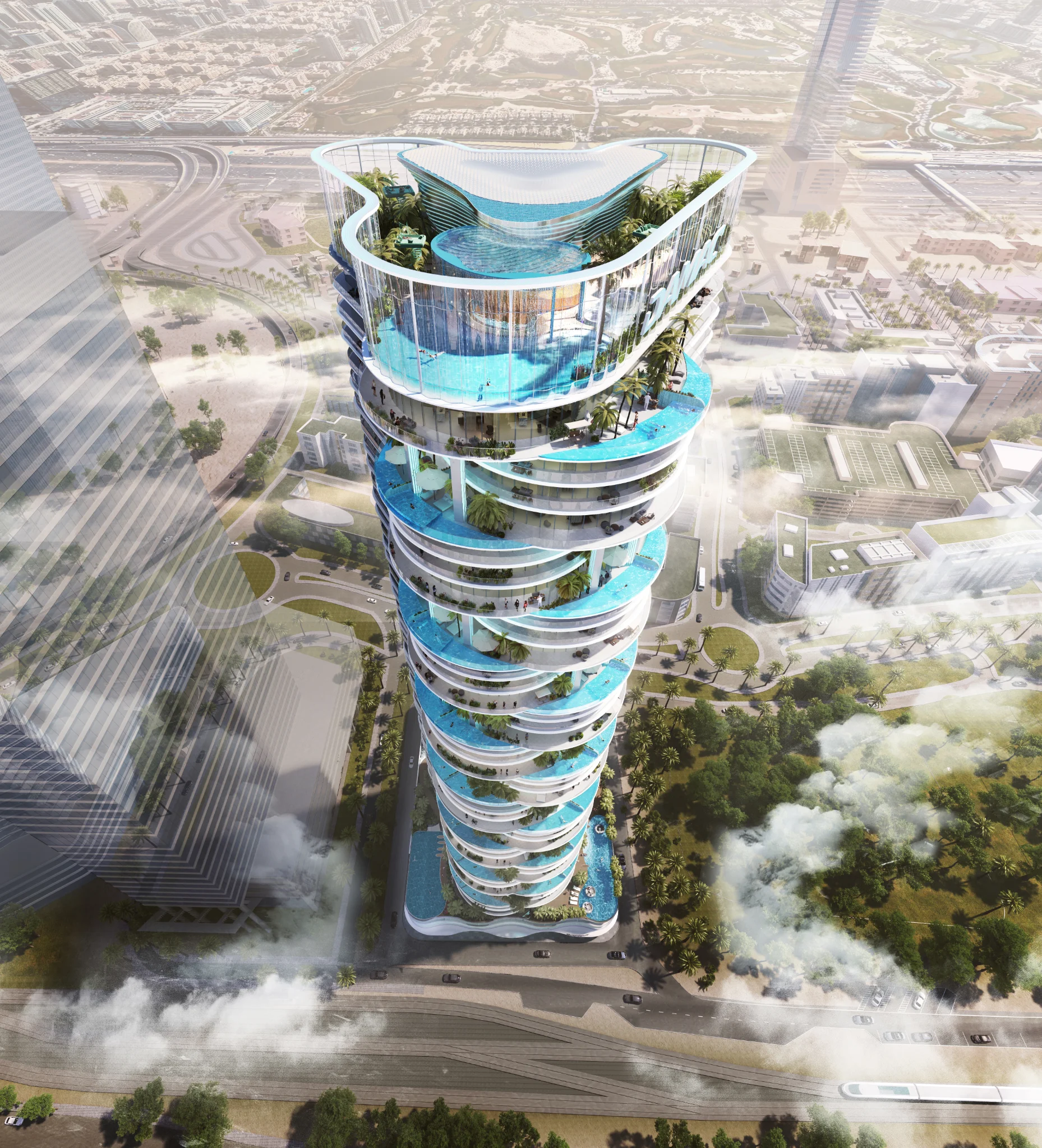 Exterior de DAMAC Casa, proyecto de DAMAC en Al Sufouh: imagen 9 de 19