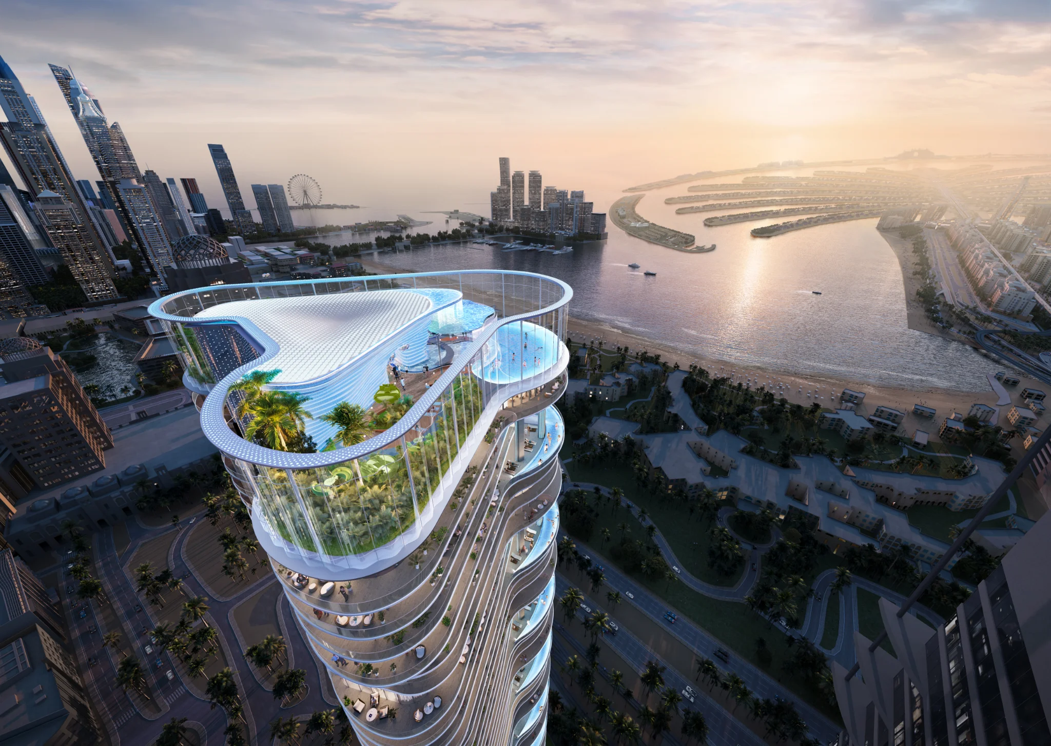 Exterior de DAMAC Casa, proyecto de DAMAC en Al Sufouh: imagen 10 de 19