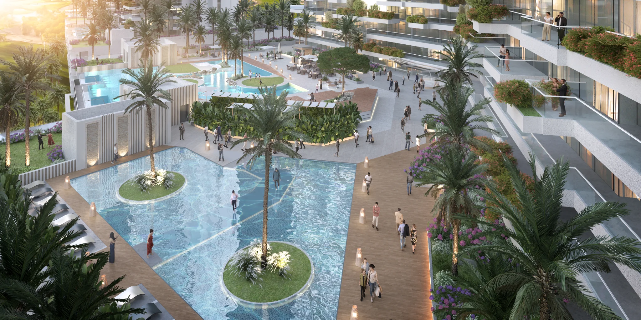 Exterior de Golf Greens, proyecto de DAMAC en Damac Hills: imagen 8 de 12