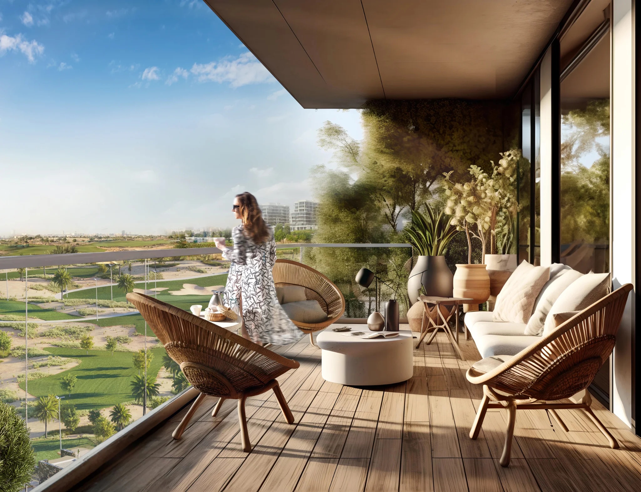 Exterior de Golf Greens, proyecto de DAMAC en Damac Hills: imagen 9 de 12