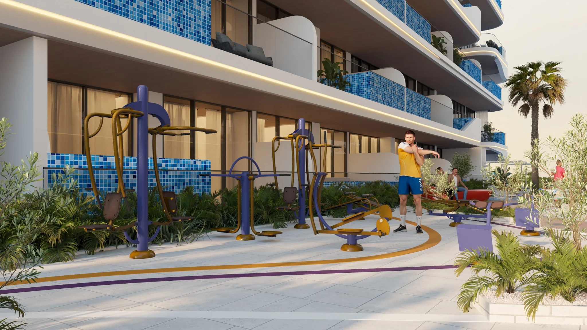 Exterior de Ocean Pearl by SD, proyecto de Samana en Dubai Islands: imagen 11 de 25