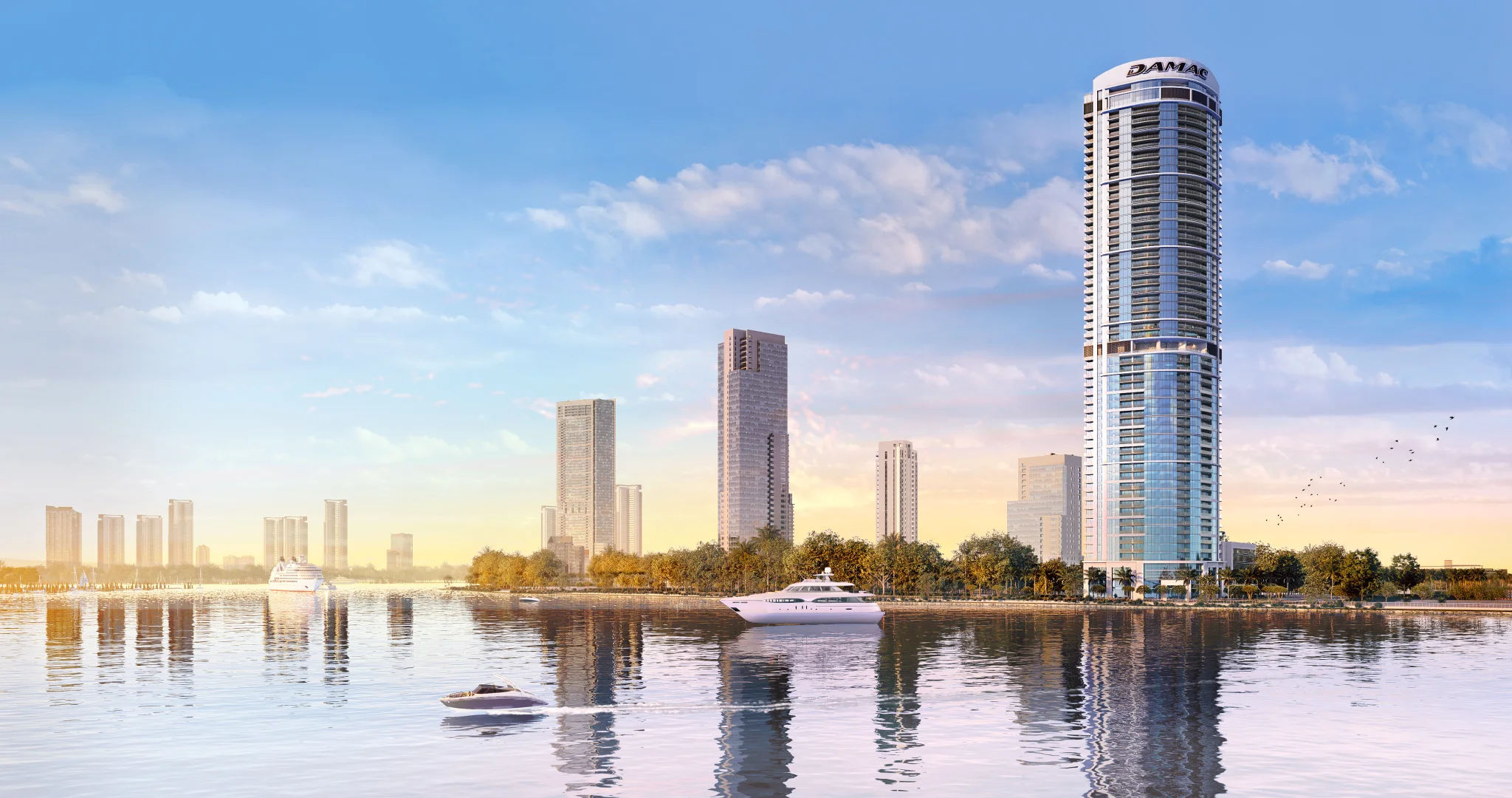 Exterior de Harbour Lights, proyecto de DAMAC en Dubai Maritime City: imagen 5 de 7
