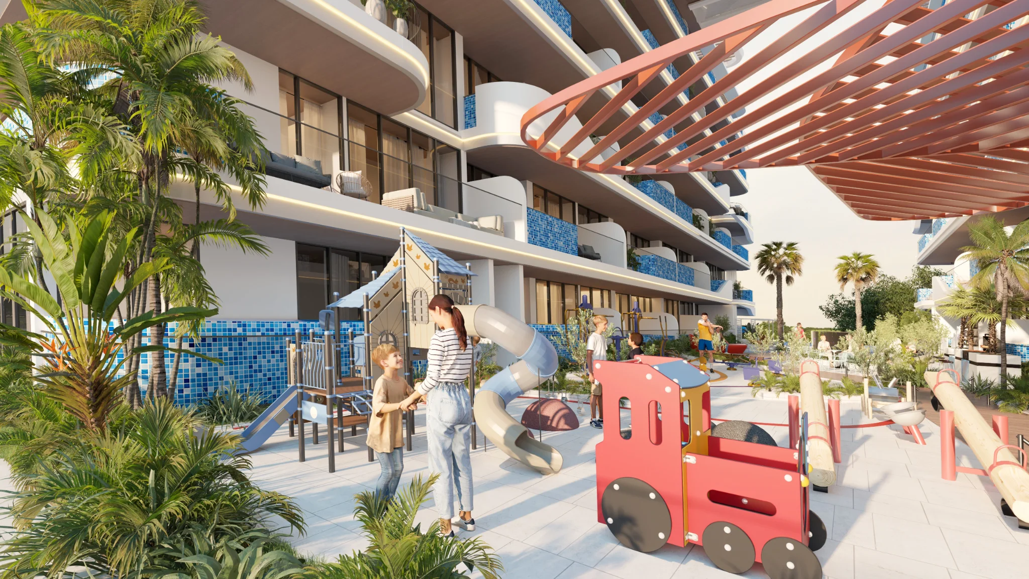 Exterior de Ocean Pearl by SD, proyecto de Samana en Dubai Islands: imagen 12 de 25