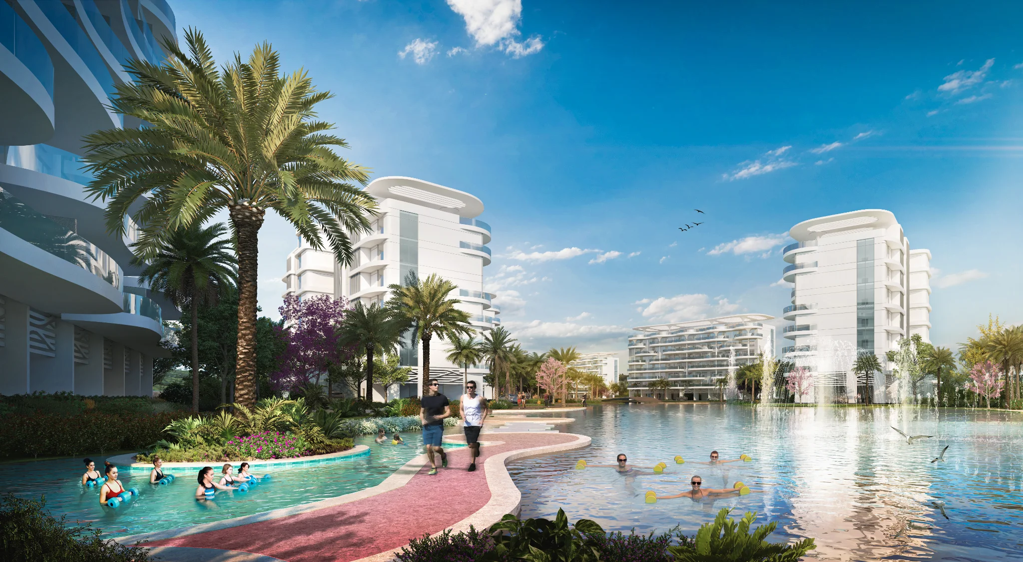 Exterior de DAMAC Lagoon Views, proyecto de DAMAC en Dubailand: imagen 2 de 10