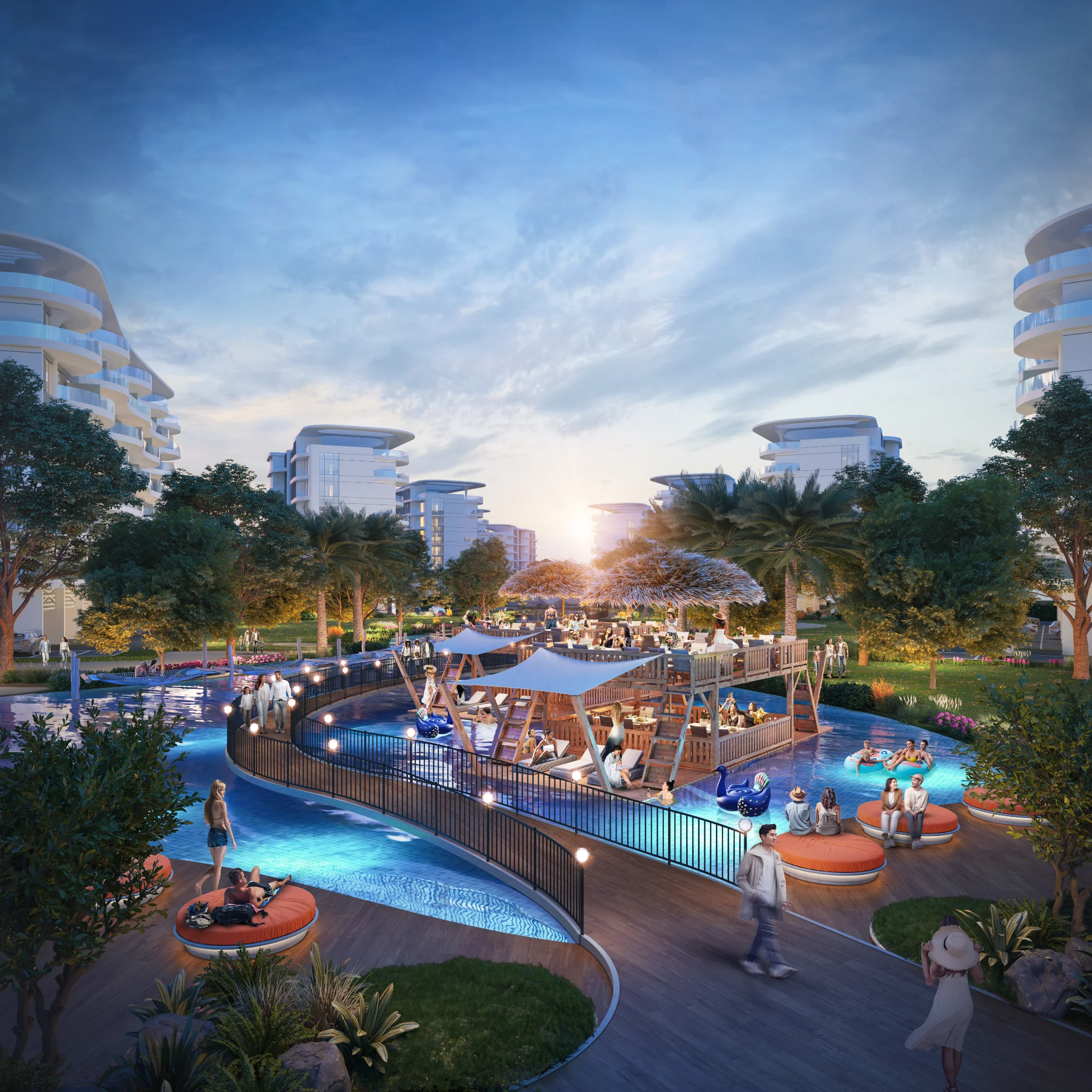 Exterior de DAMAC Lagoon Views, proyecto de DAMAC en Dubailand: imagen 5 de 10