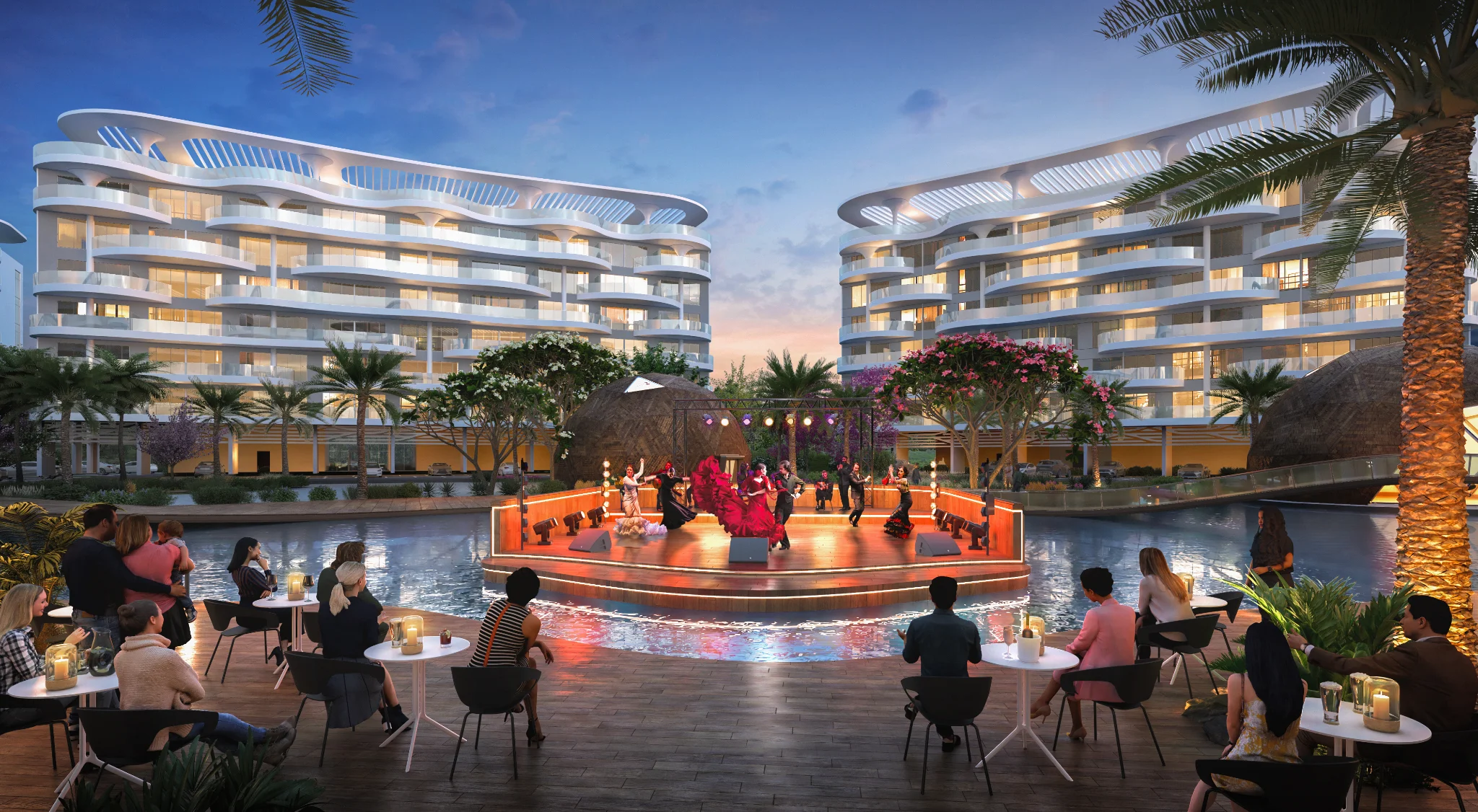 Exterior de DAMAC Lagoon Views, proyecto de DAMAC en Dubailand: imagen 7 de 10