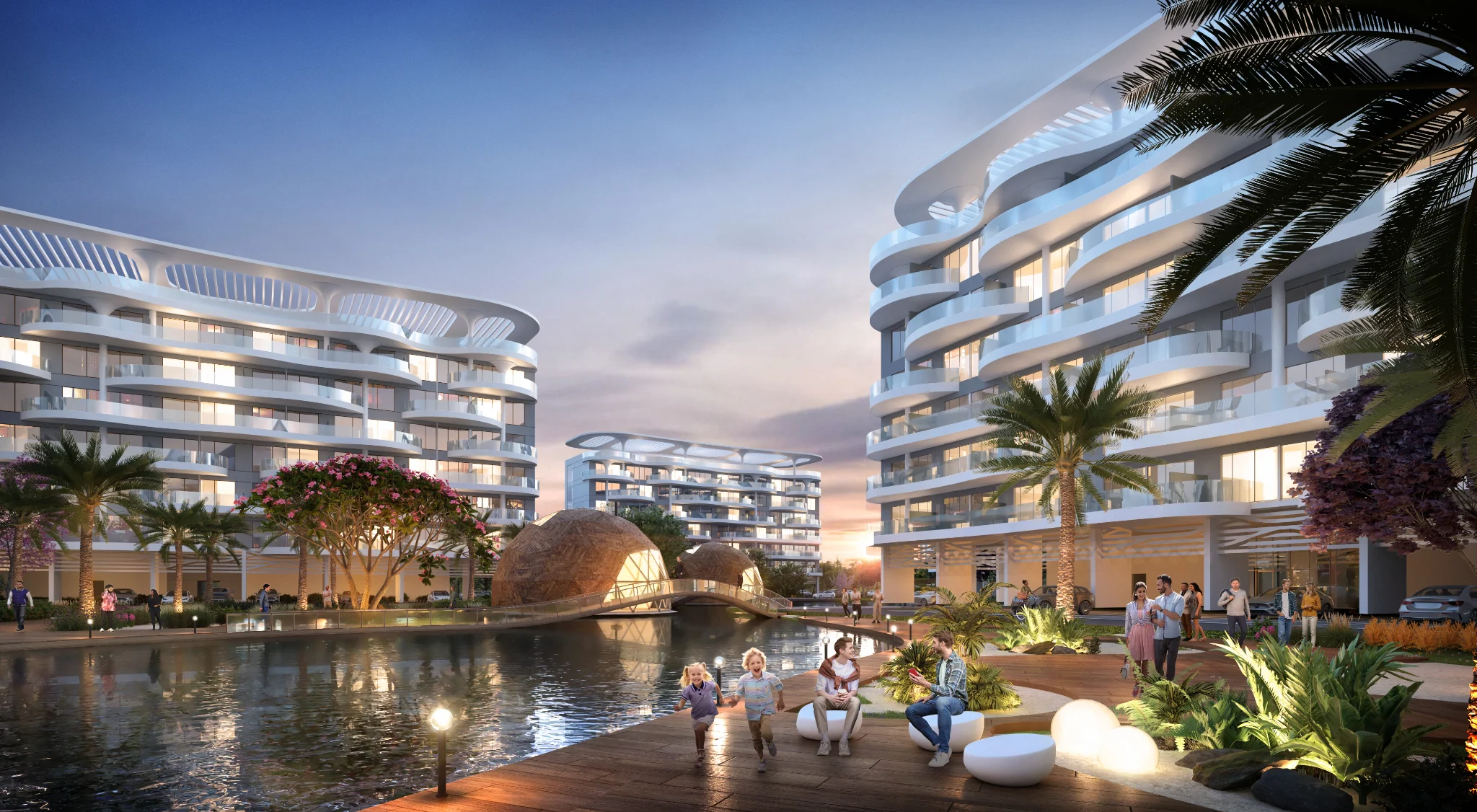 Exterior de DAMAC Lagoon Views, proyecto de DAMAC en Dubailand: imagen 8 de 10
