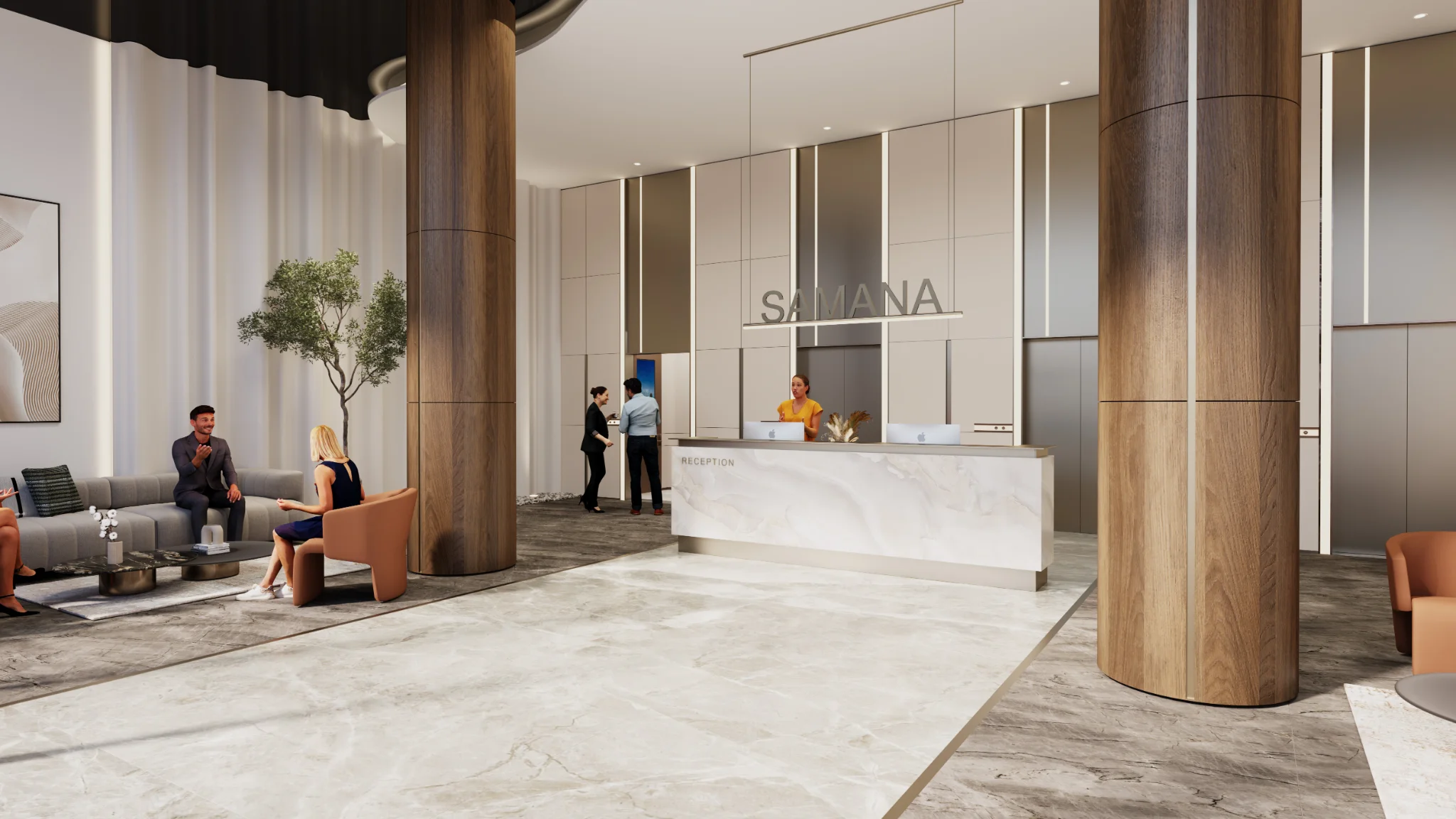 Exterior de Ocean Pearl by SD, proyecto de Samana en Dubai Islands: imagen 21 de 25