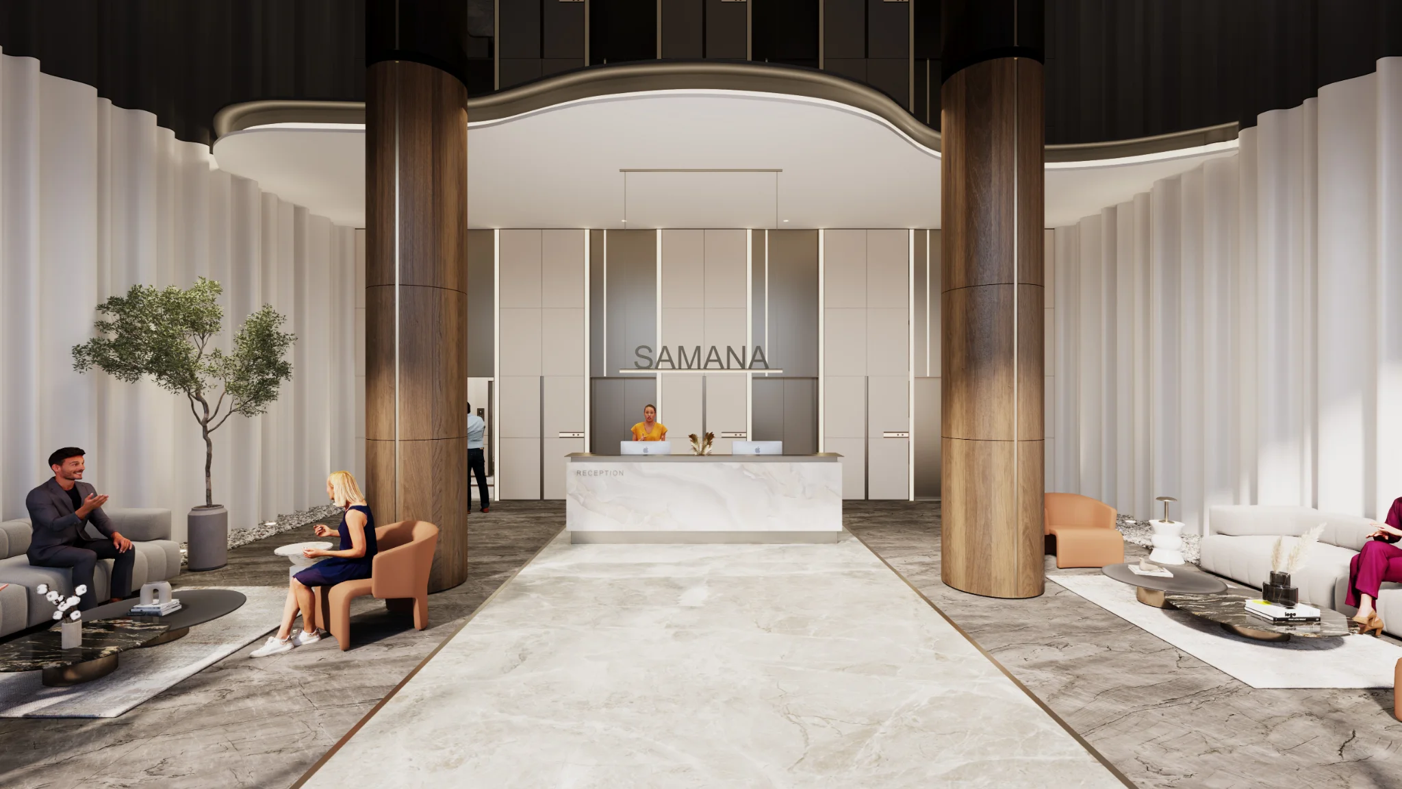 Exterior de Ocean Pearl by SD, proyecto de Samana en Dubai Islands: imagen 22 de 25