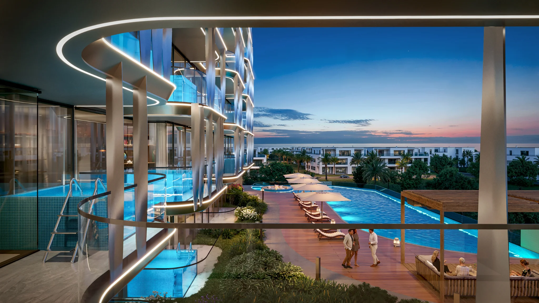 Exterior de Ocean Bay by SD, proyecto de Samana en Dubai Islands: imagen 2 de 18