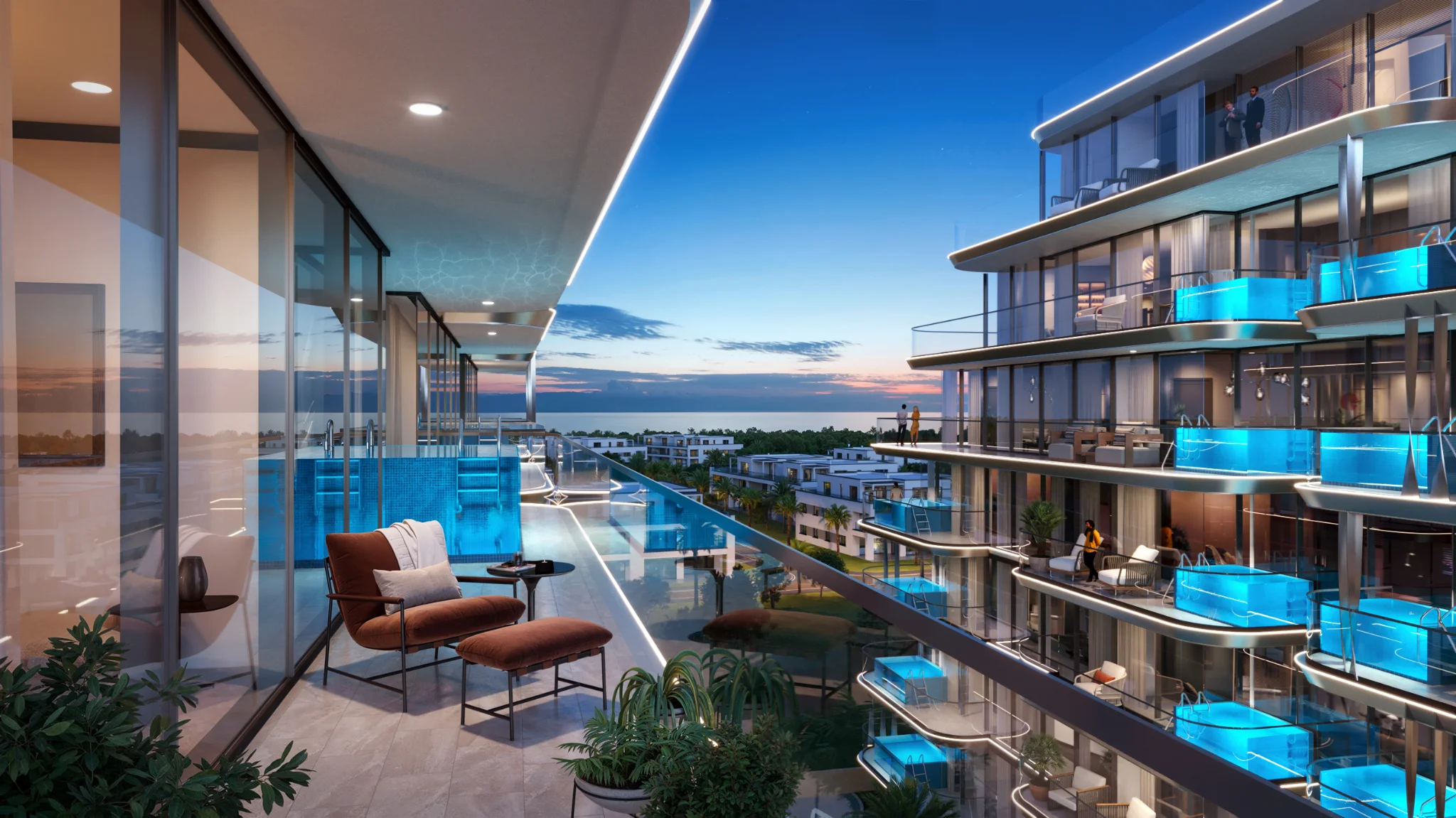 Exterior de Ocean Bay by SD, proyecto de Samana en Dubai Islands: imagen 3 de 18