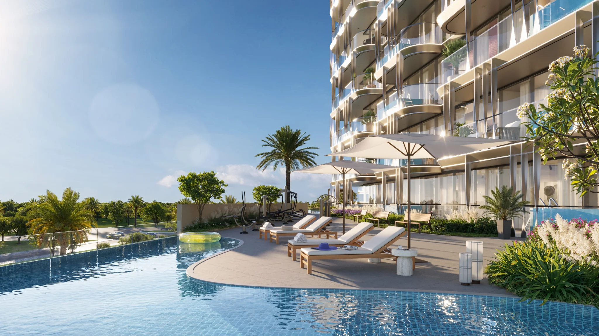 Exterior de Ocean Bay by SD, proyecto de Samana en Dubai Islands: imagen 5 de 18