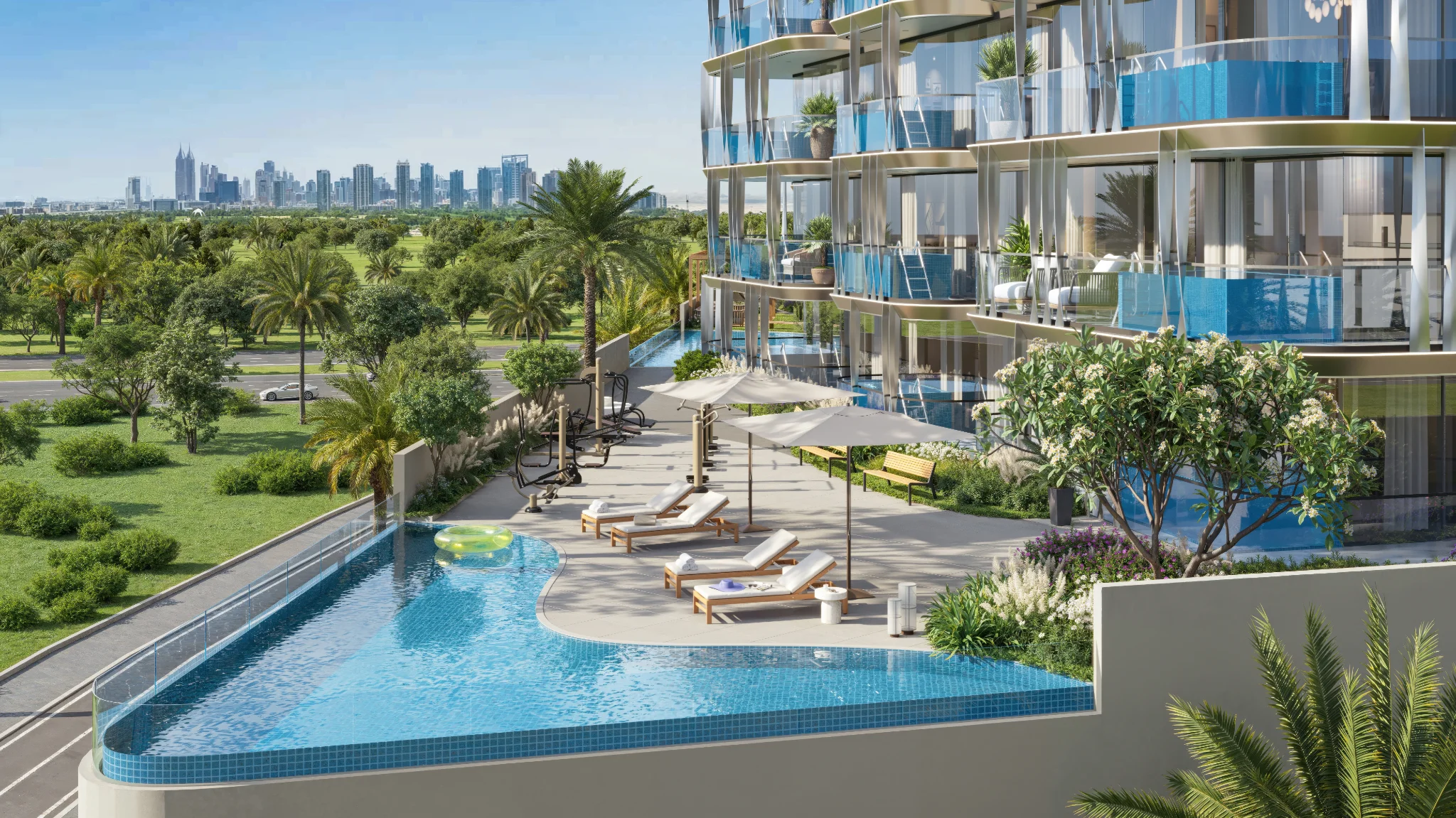 Exterior de Ocean Bay by SD, proyecto de Samana en Dubai Islands: imagen 12 de 18