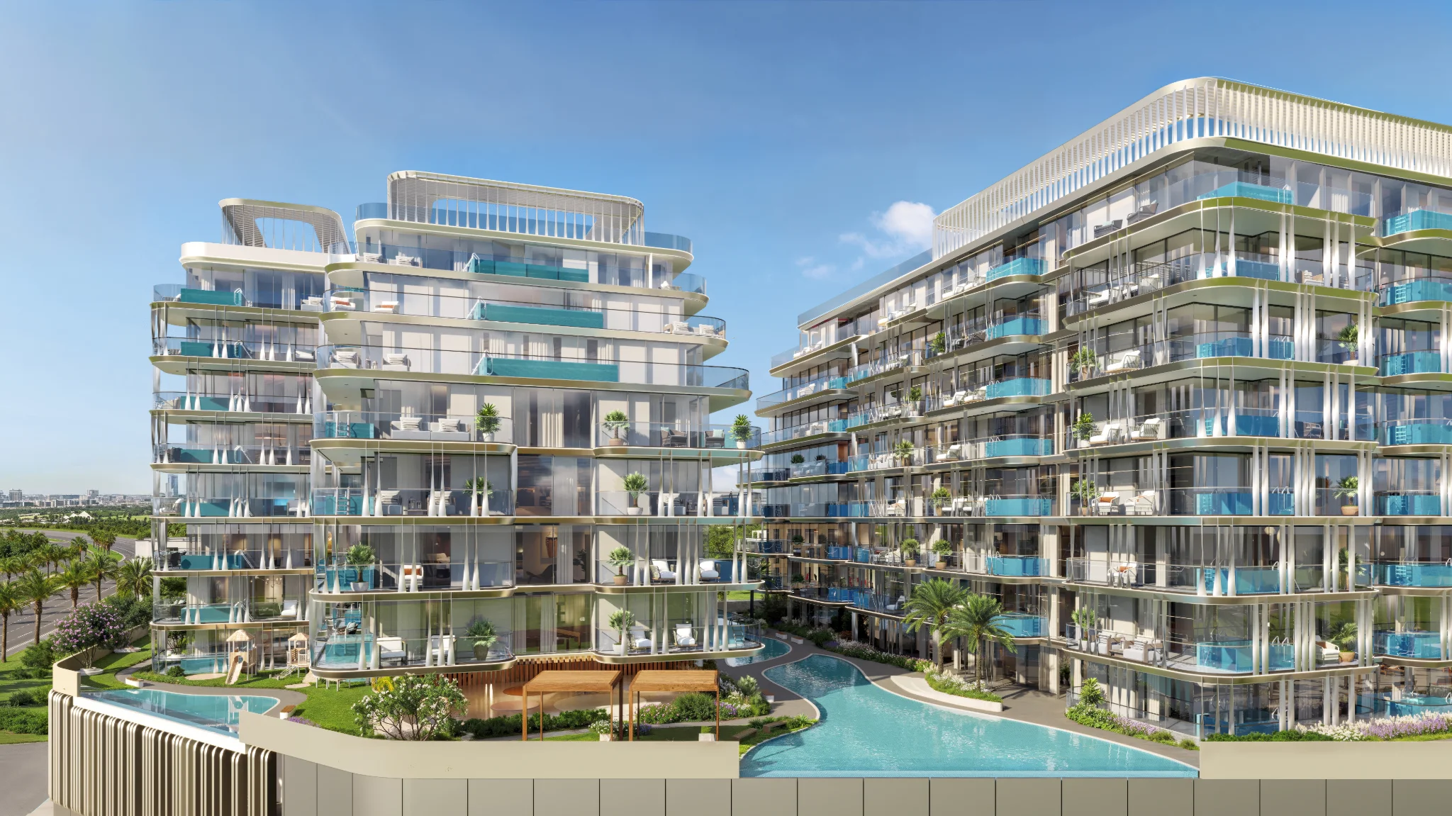 Exterior de Ocean Bay by SD, proyecto de Samana en Dubai Islands: imagen 13 de 18