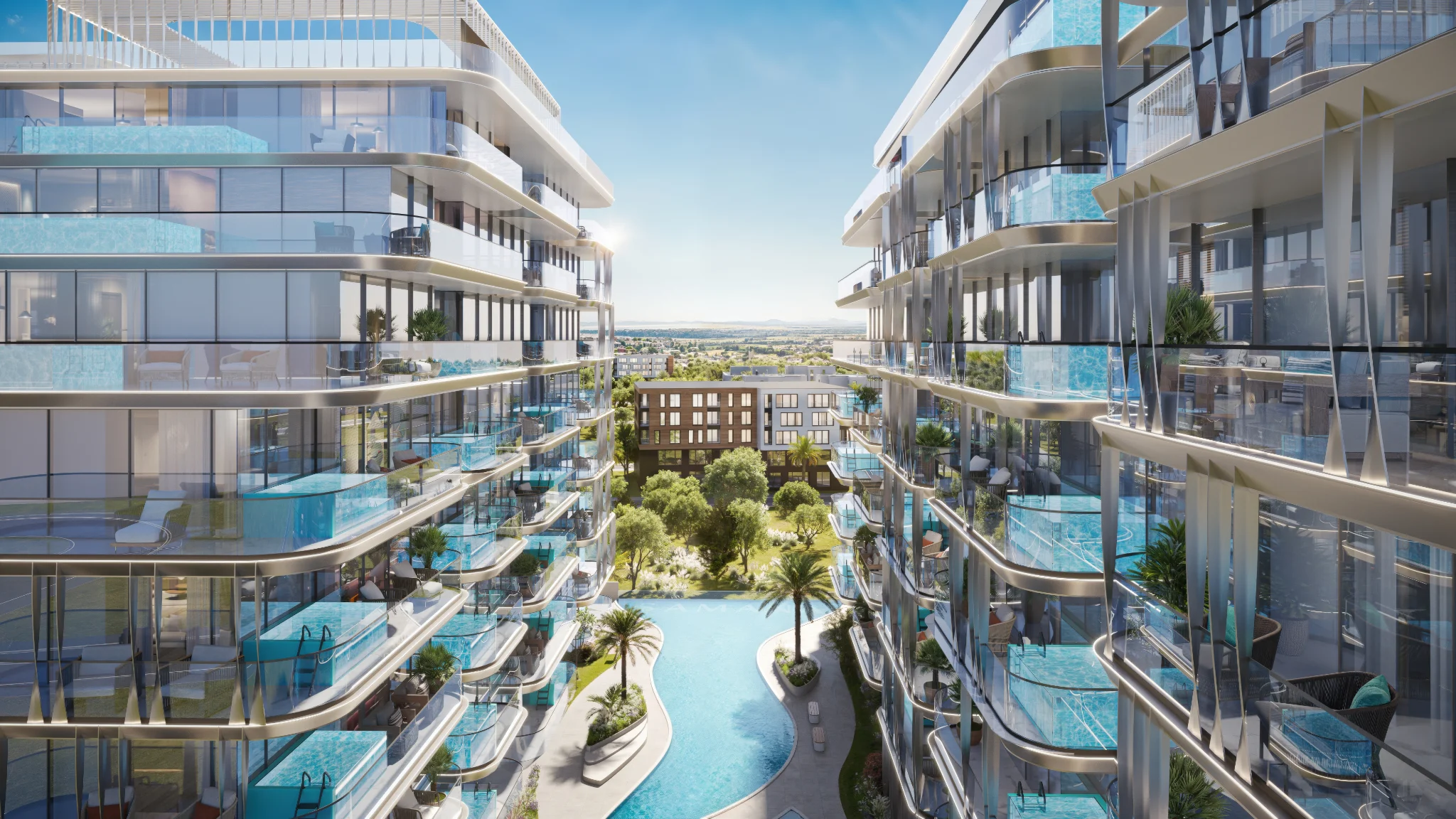 Exterior de Ocean Bay by SD, proyecto de Samana en Dubai Islands: imagen 18 de 18