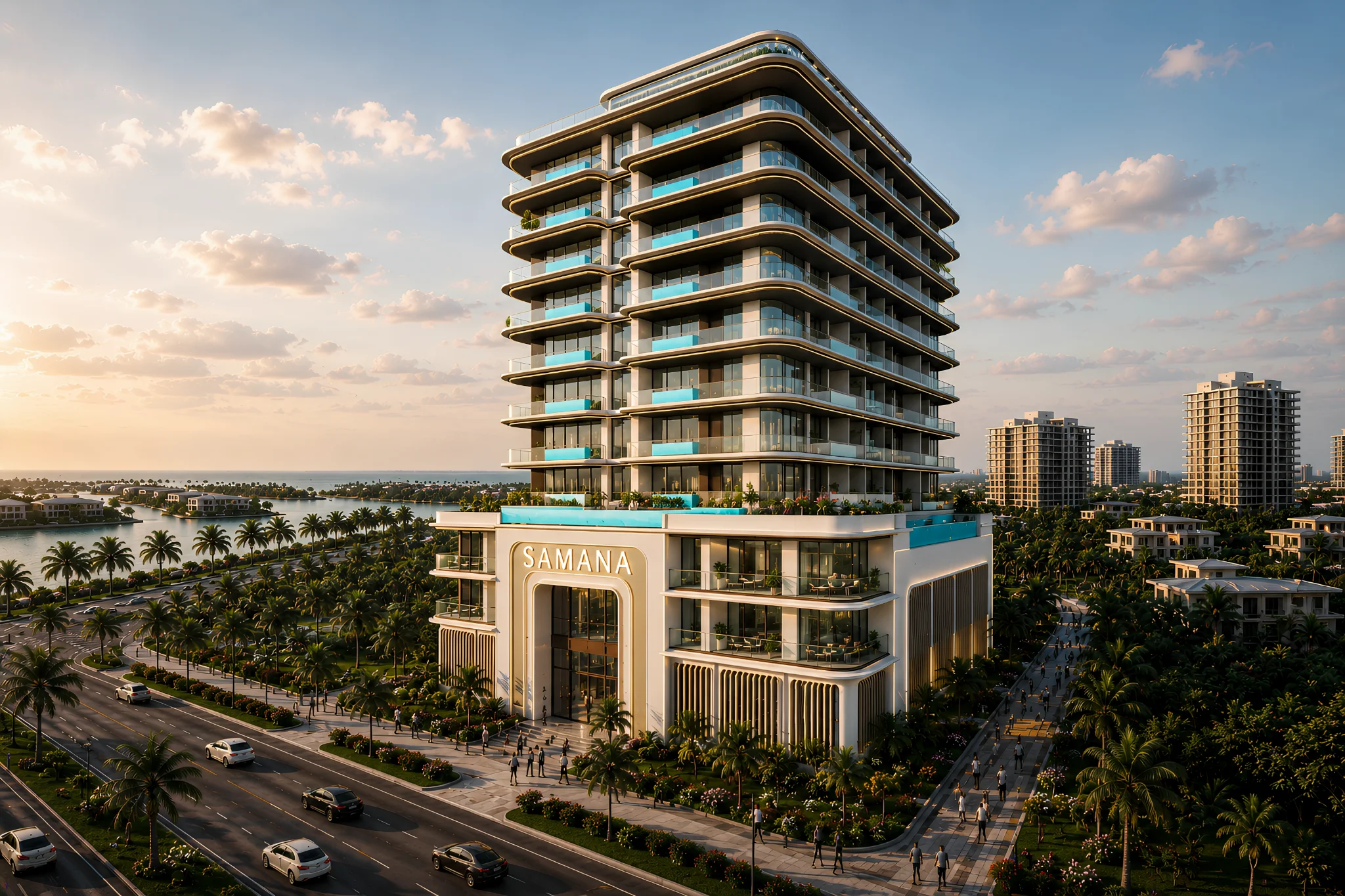 Exterior de Ocean Crest by SD, proyecto de Samana en Dubai Islands: imagen 4 de 7