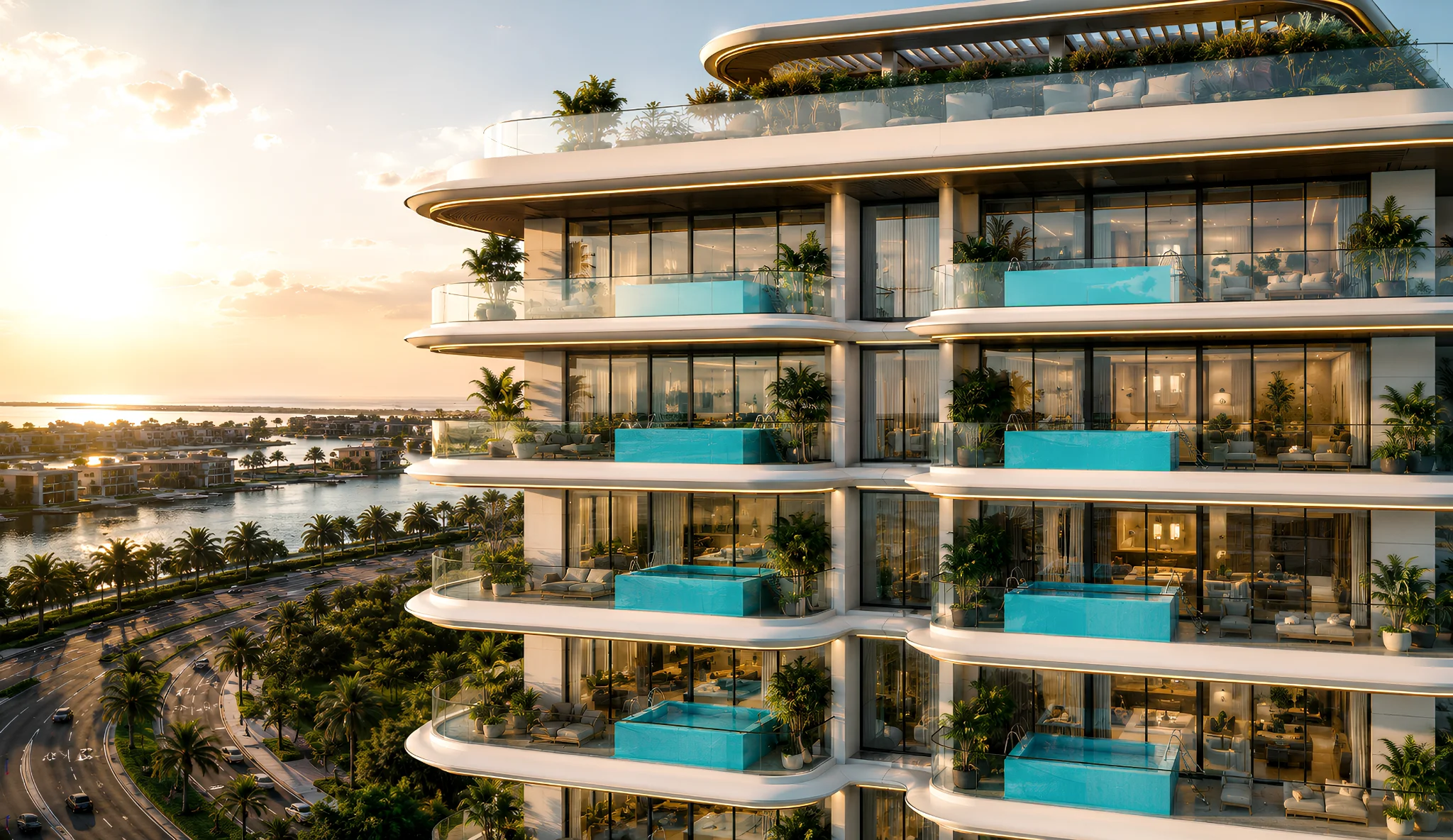 Exterior de Ocean Crest by SD, proyecto de Samana en Dubai Islands: imagen 5 de 7