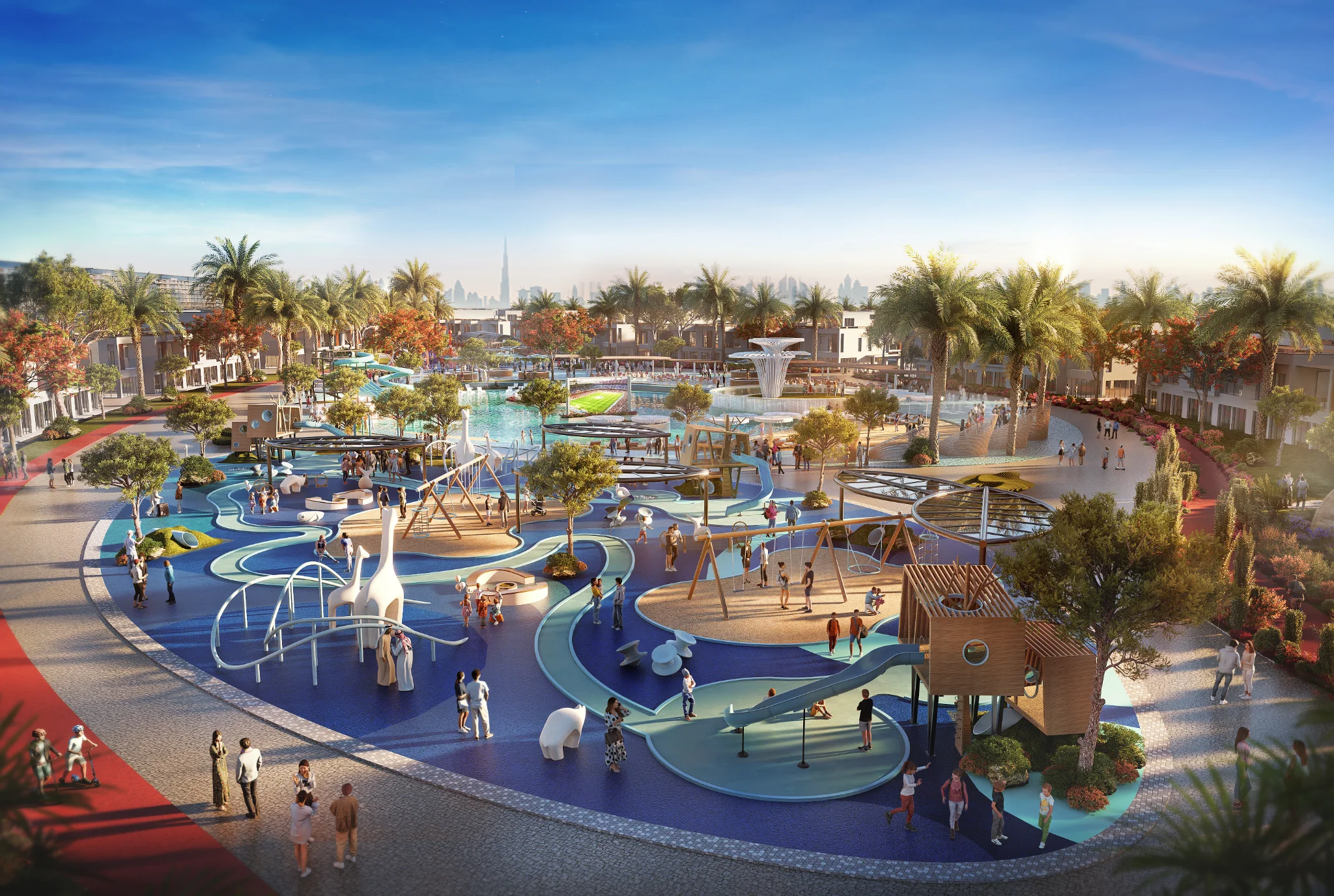 Exterior de Riverside Views - Azure 2, proyecto de DAMAC en Dubailand: imagen 8 de 16