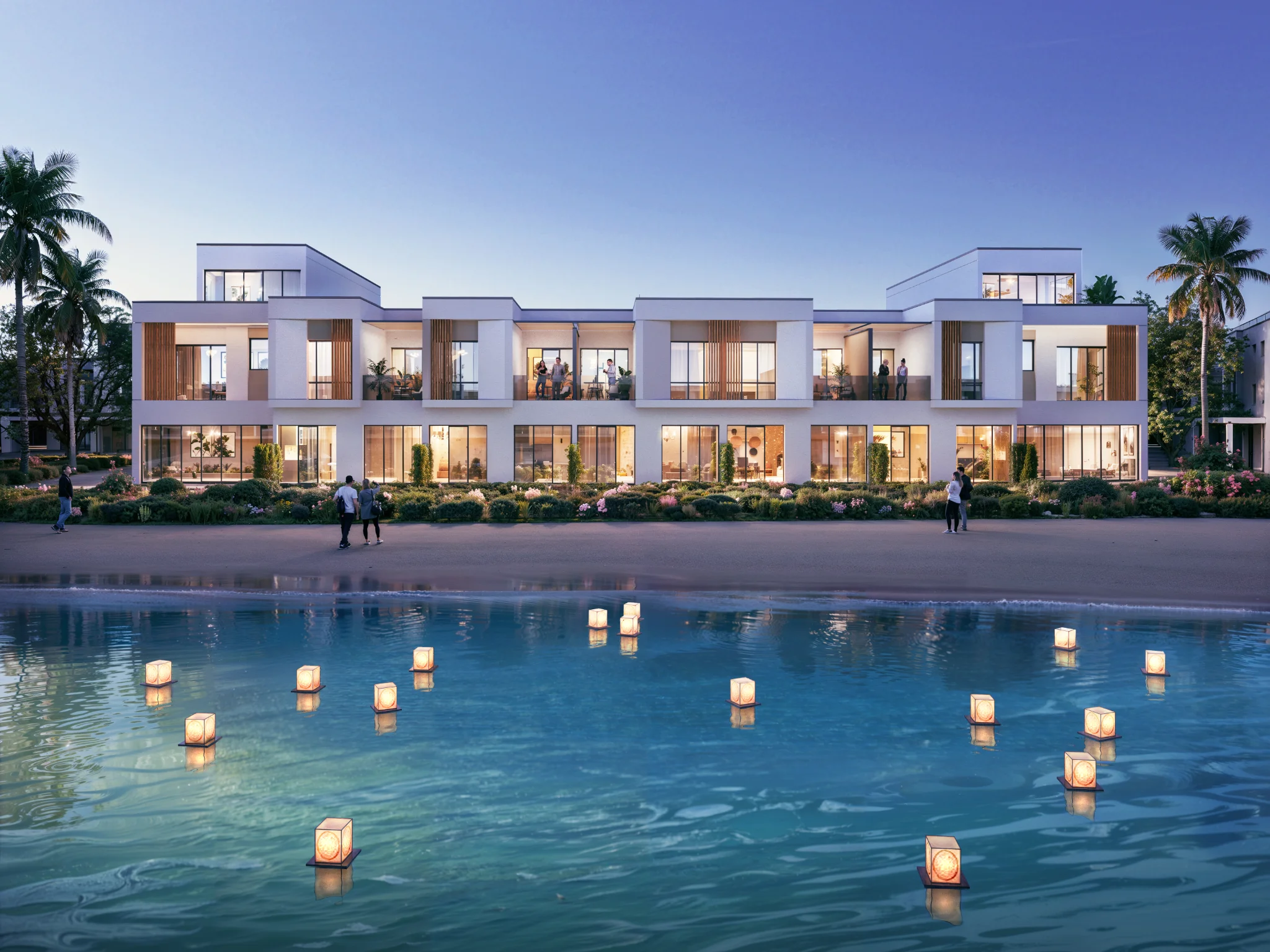 Exterior de Riverside Views - Azure 2, proyecto de DAMAC en Dubailand: imagen 14 de 16