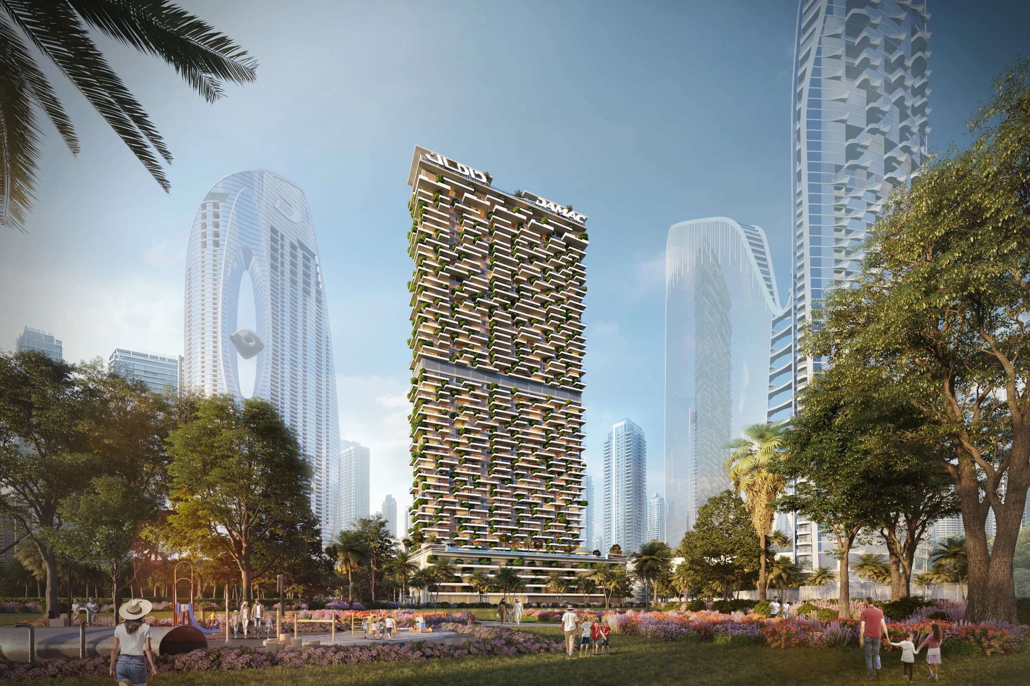Exterior de Safa Gate, proyecto de DAMAC en Al Wasl: imagen 15 de 21