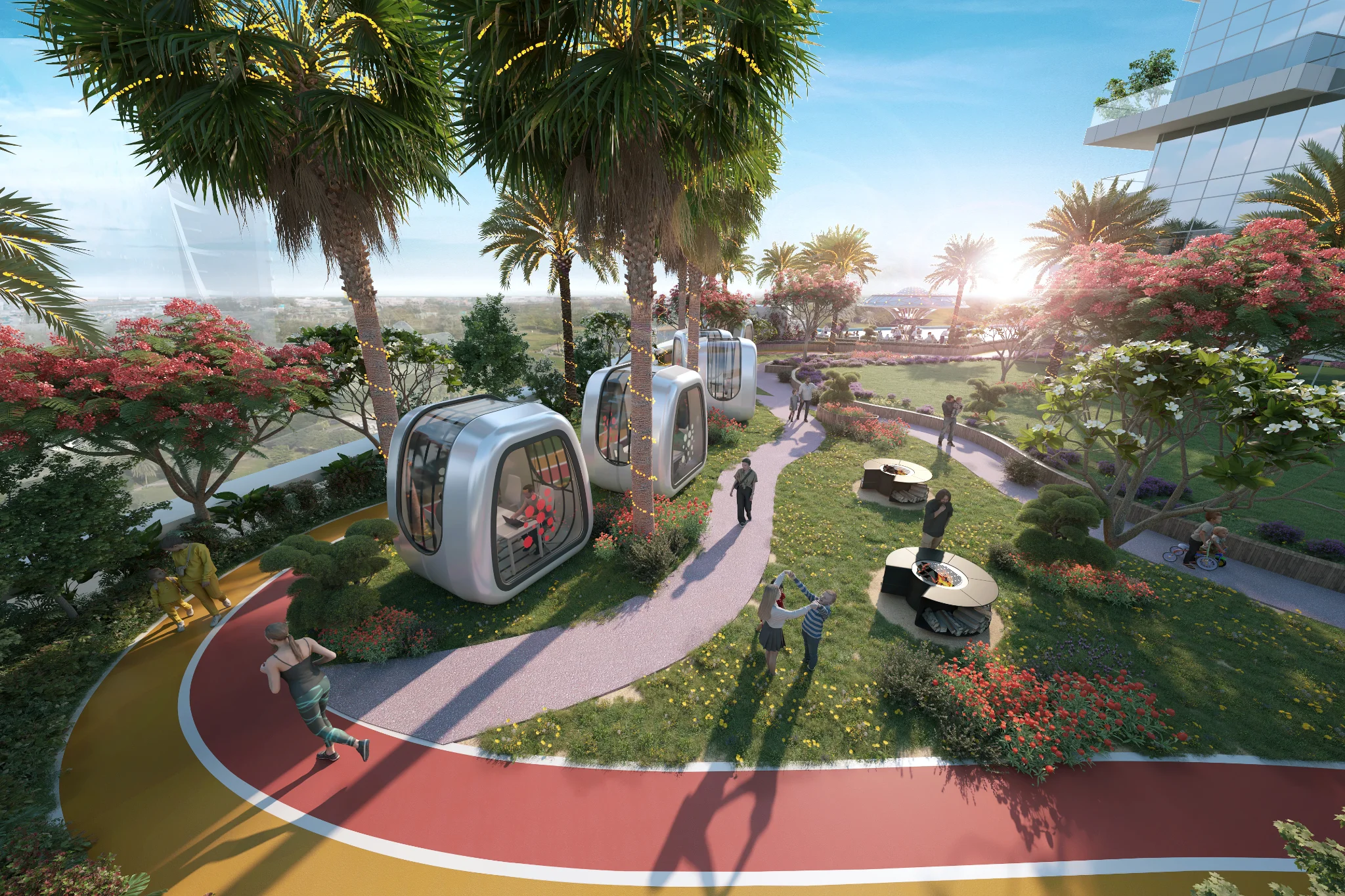 Exterior de Safa Gate, proyecto de DAMAC en Al Wasl: imagen 16 de 21
