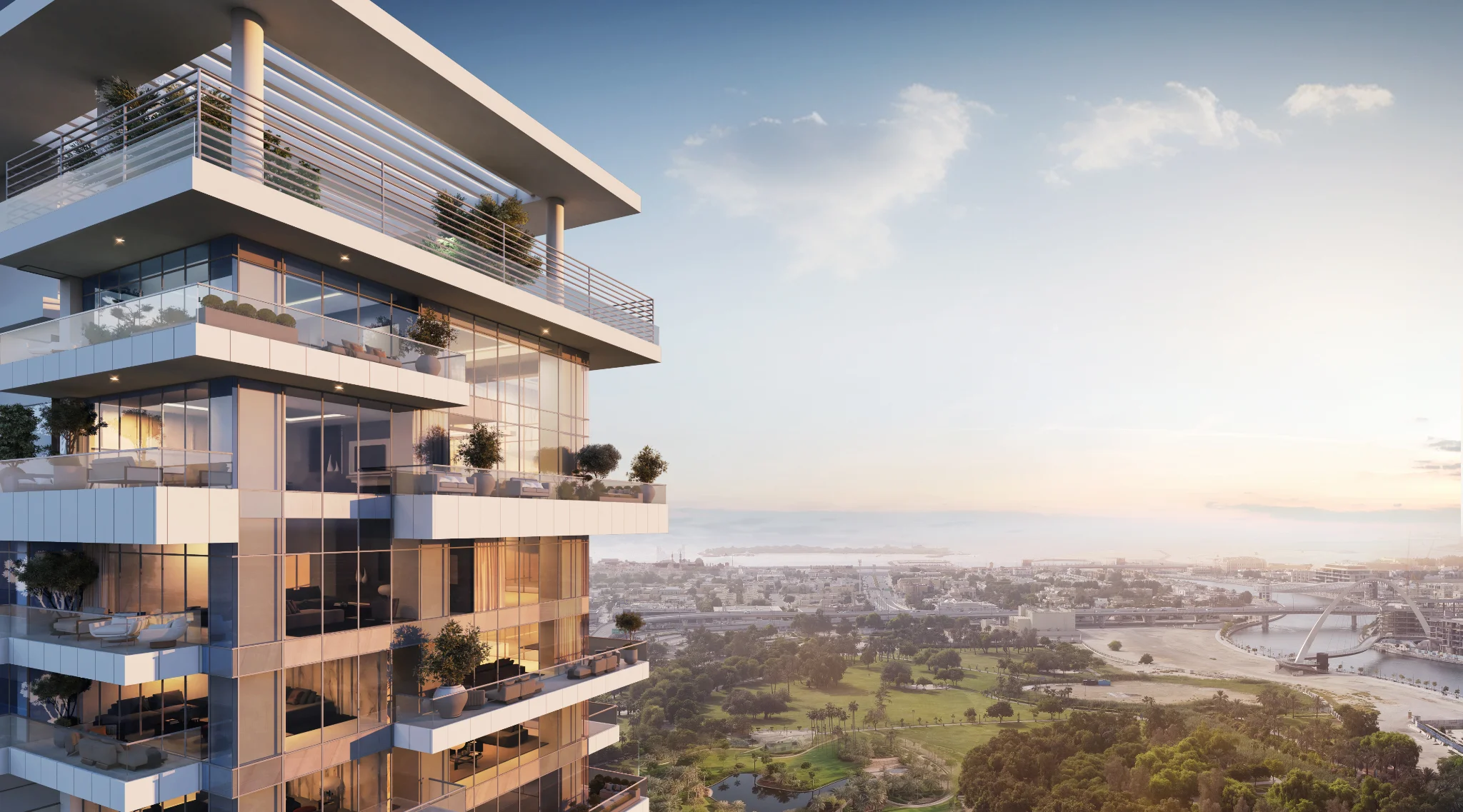 Exterior de Safa Gate, proyecto de DAMAC en Al Wasl: imagen 18 de 21