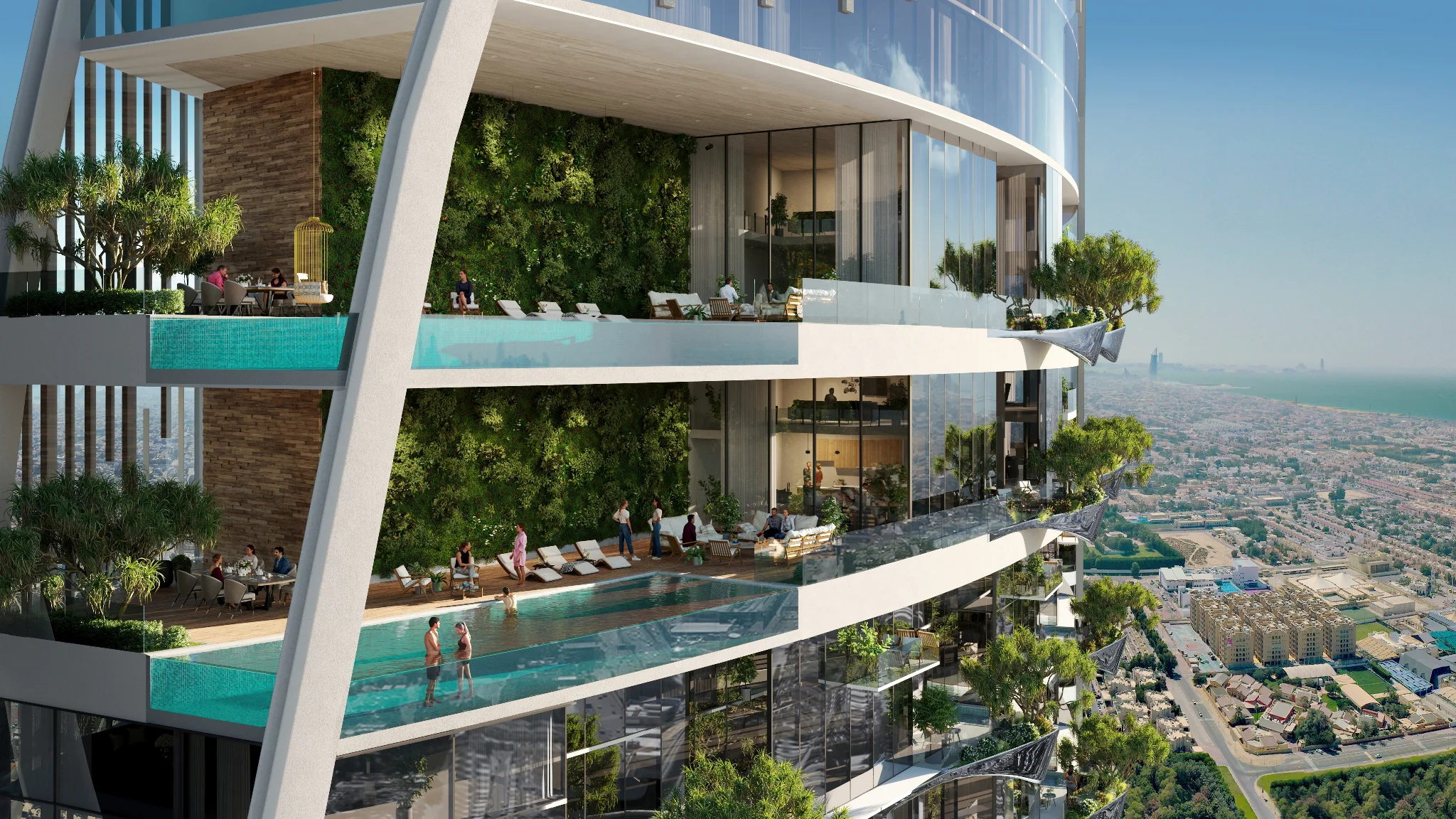 Exterior de Safa One, proyecto de DAMAC en Business Bay: imagen 8 de 14