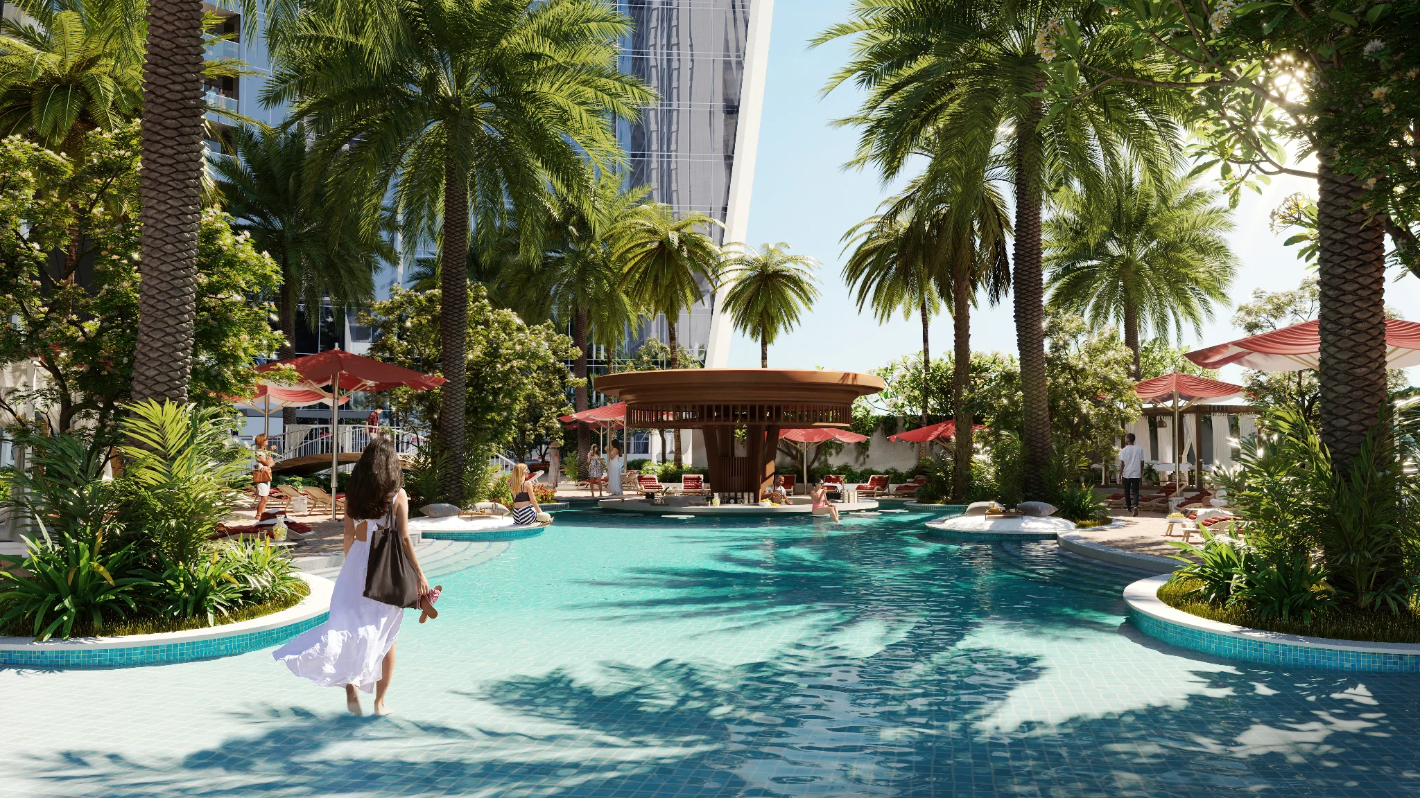 Exterior de Safa Two, proyecto de DAMAC en Business Bay: imagen 10 de 12