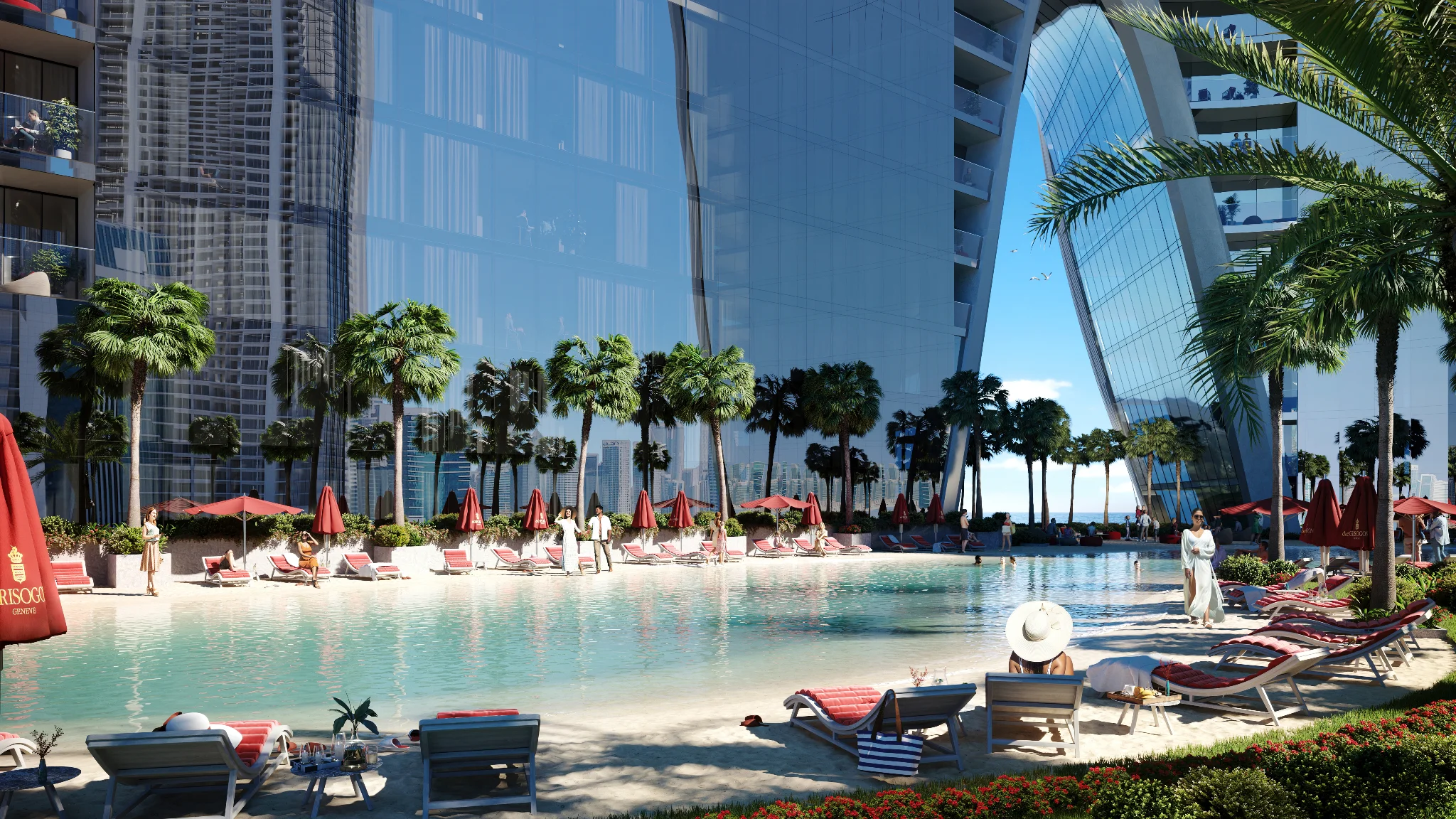 Exterior de Safa Two, proyecto de DAMAC en Business Bay: imagen 11 de 12
