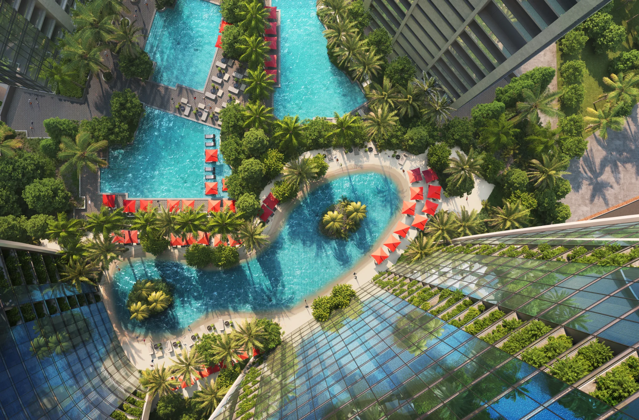 Exterior de Safa Two, proyecto de DAMAC en Business Bay: imagen 3 de 12