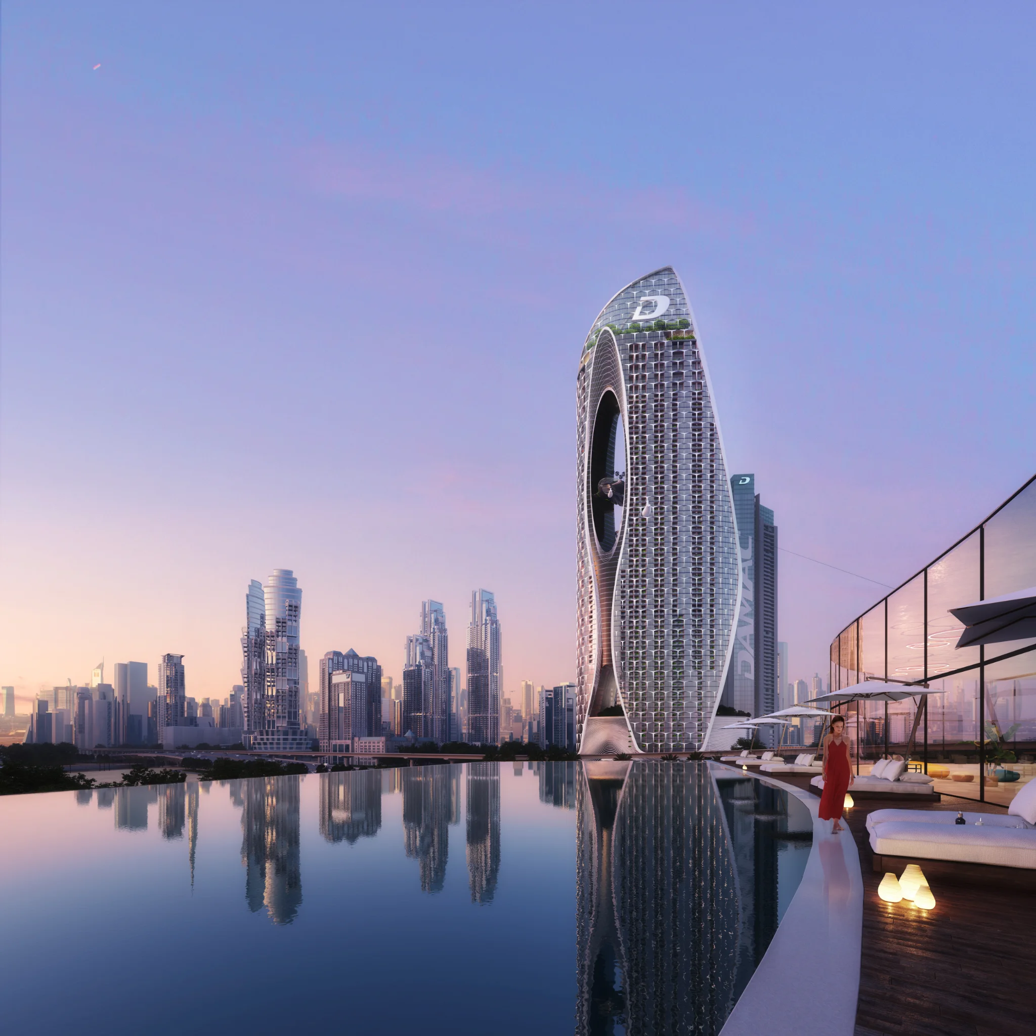 Exterior de Safa Two, proyecto de DAMAC en Business Bay: imagen 5 de 12