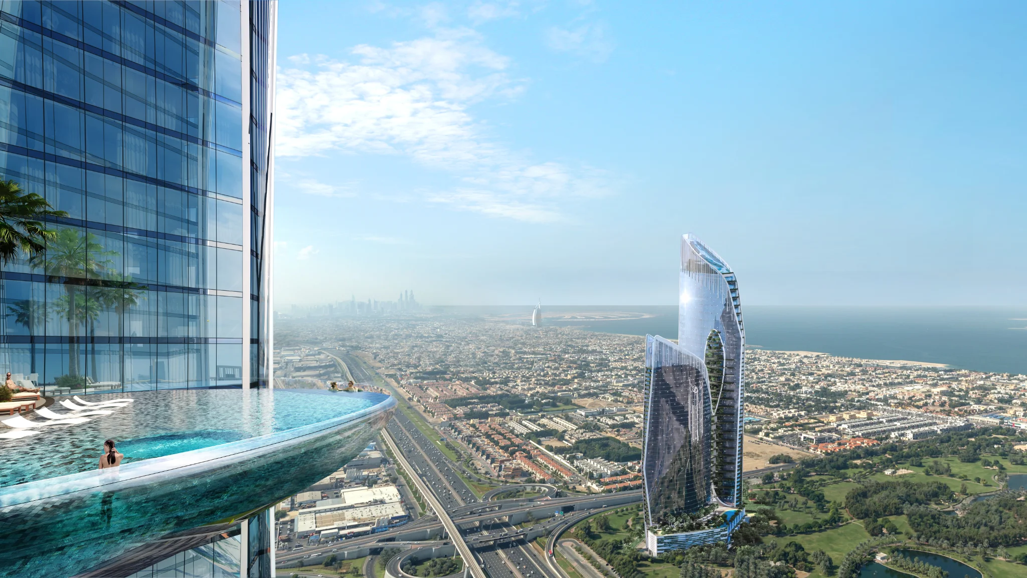 Exterior de Safa Two, proyecto de DAMAC en Business Bay: imagen 6 de 12