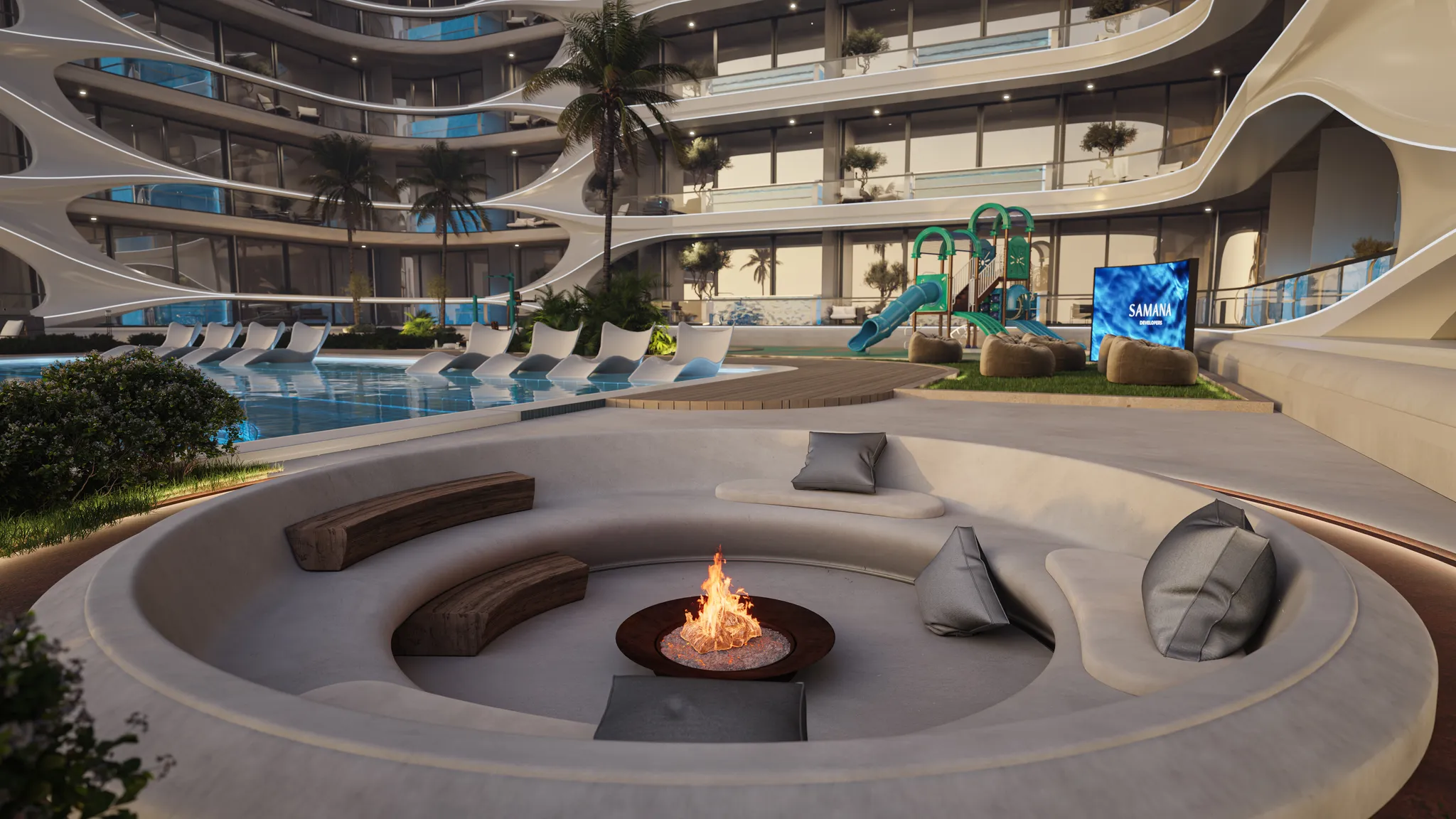 Exterior de SAMANA Boulevard Heights, proyecto de Samana en Dubailand: imagen 2 de 22