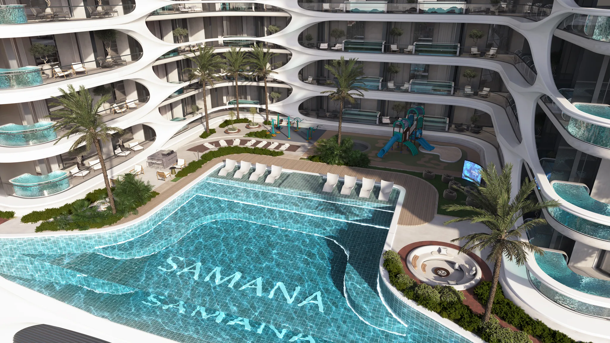 Exterior de SAMANA Boulevard Heights, proyecto de Samana en Dubailand: imagen 6 de 22